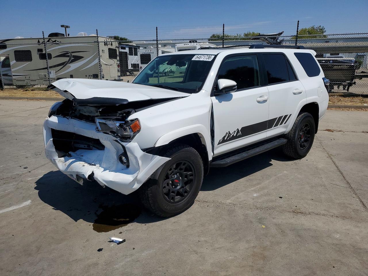 2021 Toyota 4runner Sr5 Premium White vin: JTENU5JR6M5878962