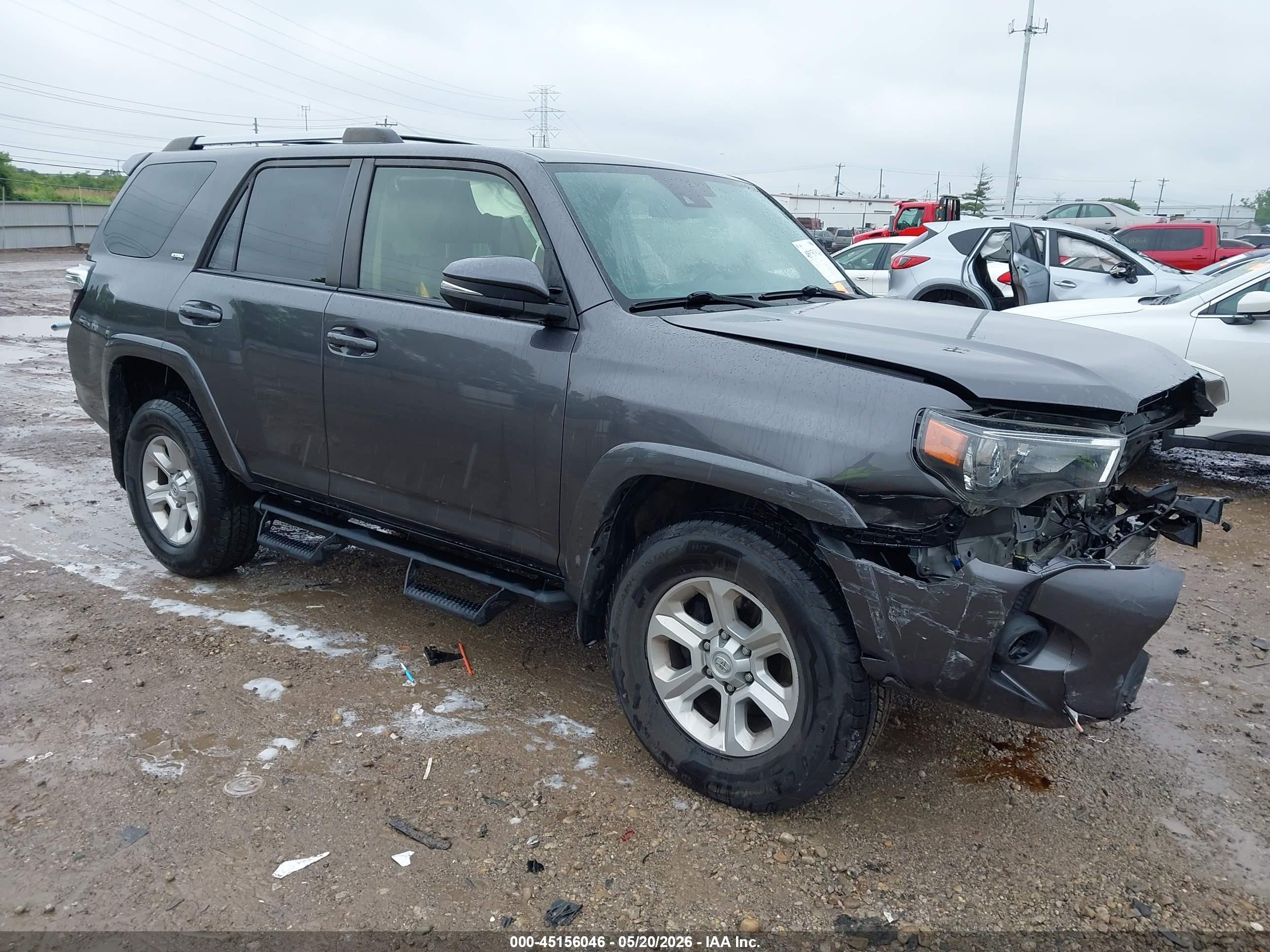 2022 Toyota 4runner Sr5 Premium Gray vin: JTENU5JR6N5986581