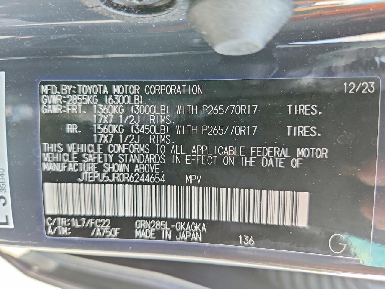2024 Toyota 4runner Trd Off-road Gray vin: JTEPU5JR0R6244654
