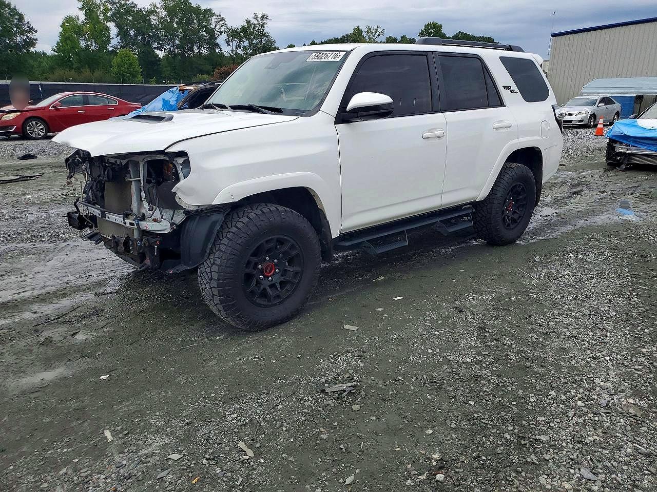 2021 Toyota 4runner Trd Off-road Белый vin: JTEPU5JR5M5888746