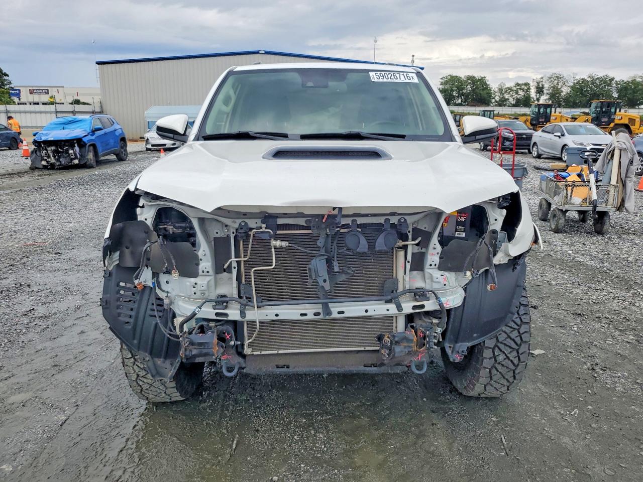 2021 Toyota 4runner Trd Off-road White vin: JTEPU5JR5M5888746
