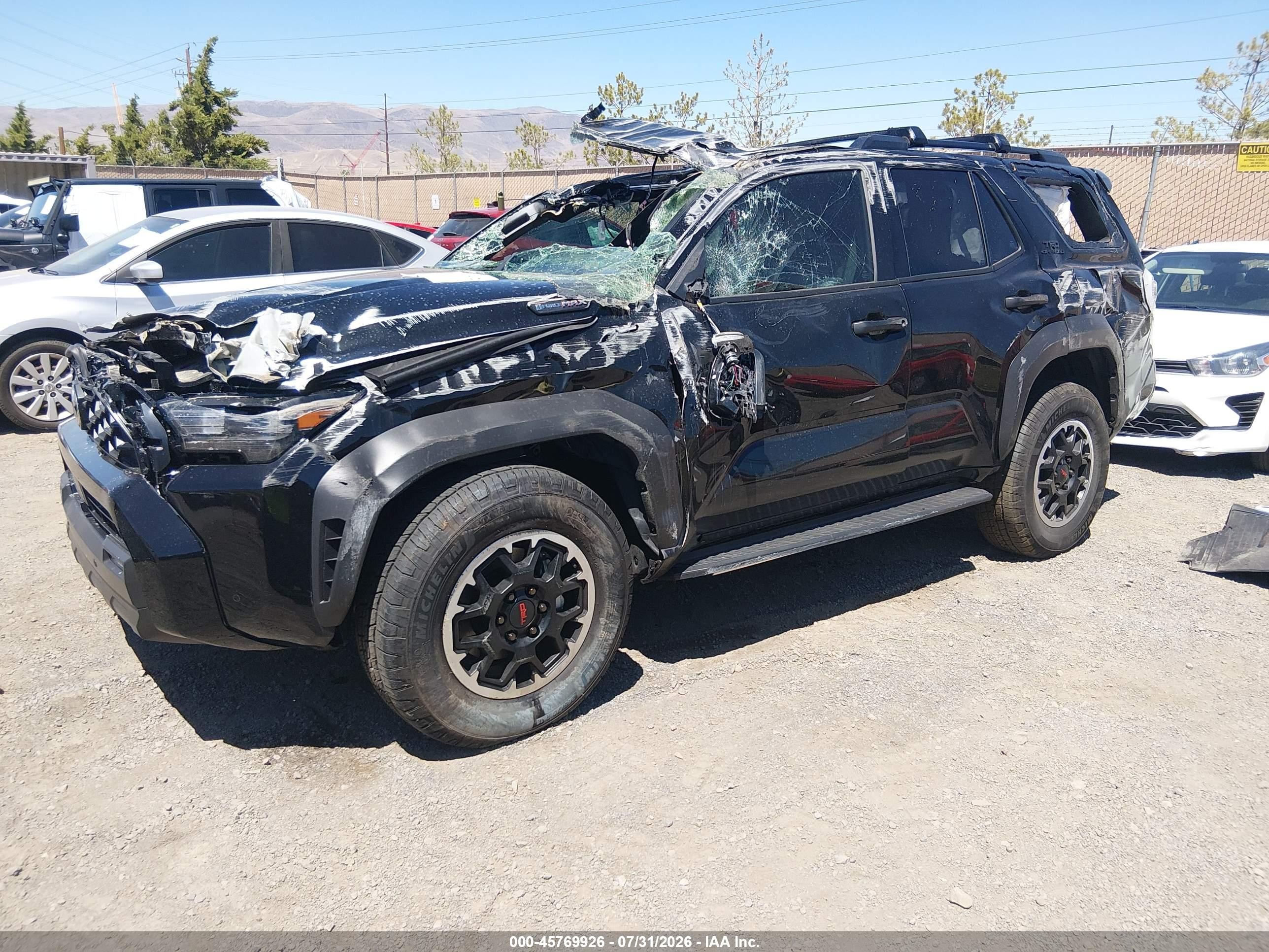 2026 Toyota 4runner Hybrid Trd Off Road Premium Черный vin: JTEVB5BR9T5032361