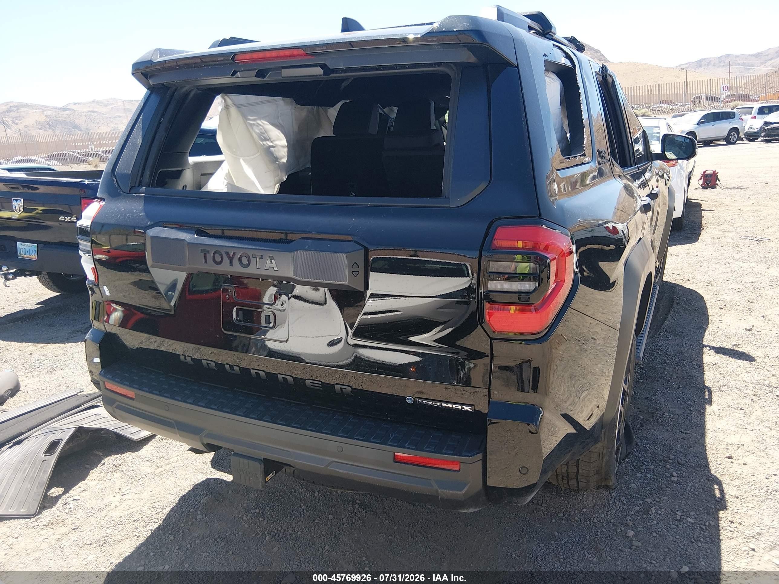 2026 Toyota 4runner Hybrid Trd Off Road Premium Черный vin: JTEVB5BR9T5032361