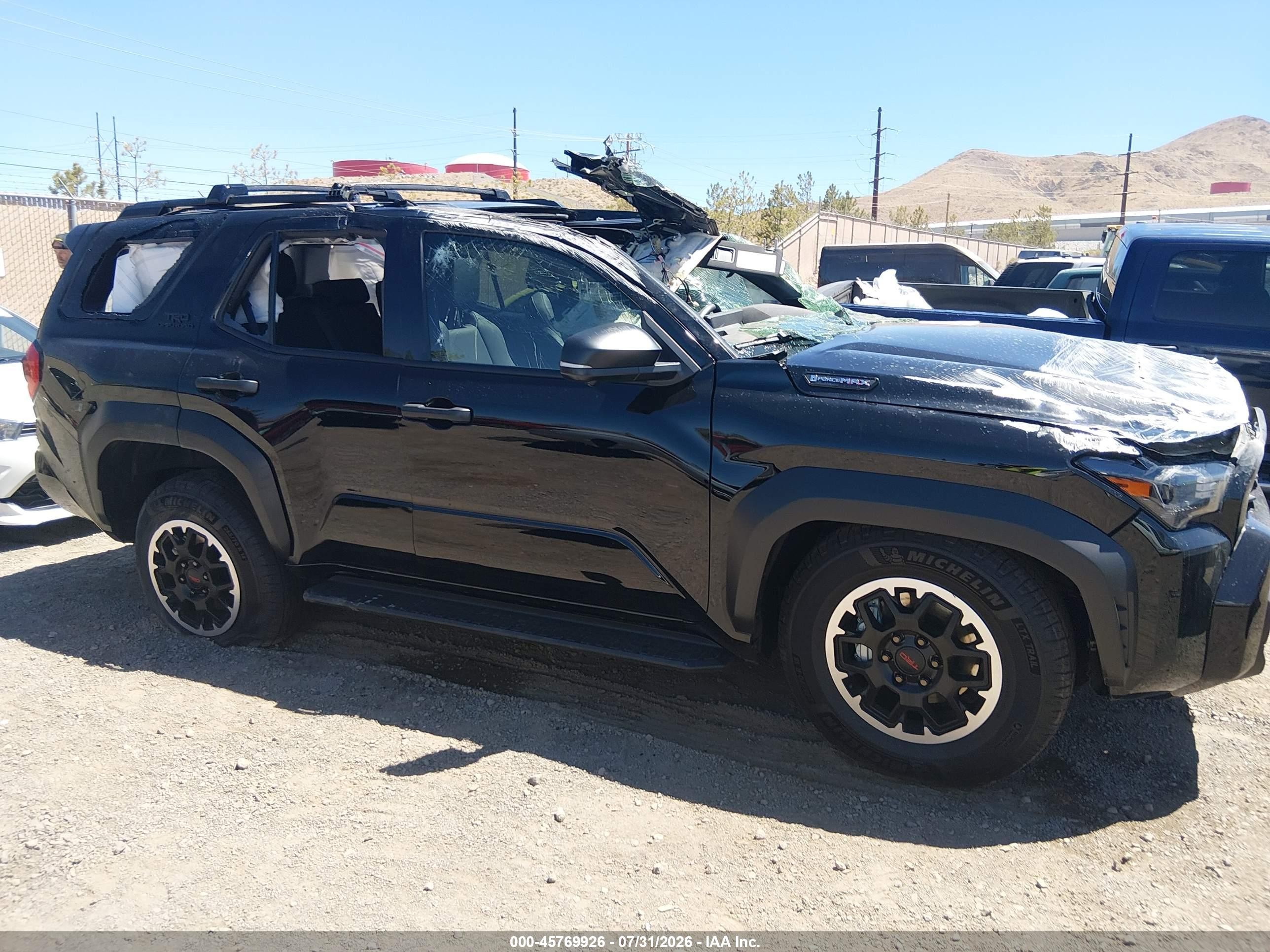 2026 Toyota 4runner Hybrid Trd Off Road Premium Черный vin: JTEVB5BR9T5032361