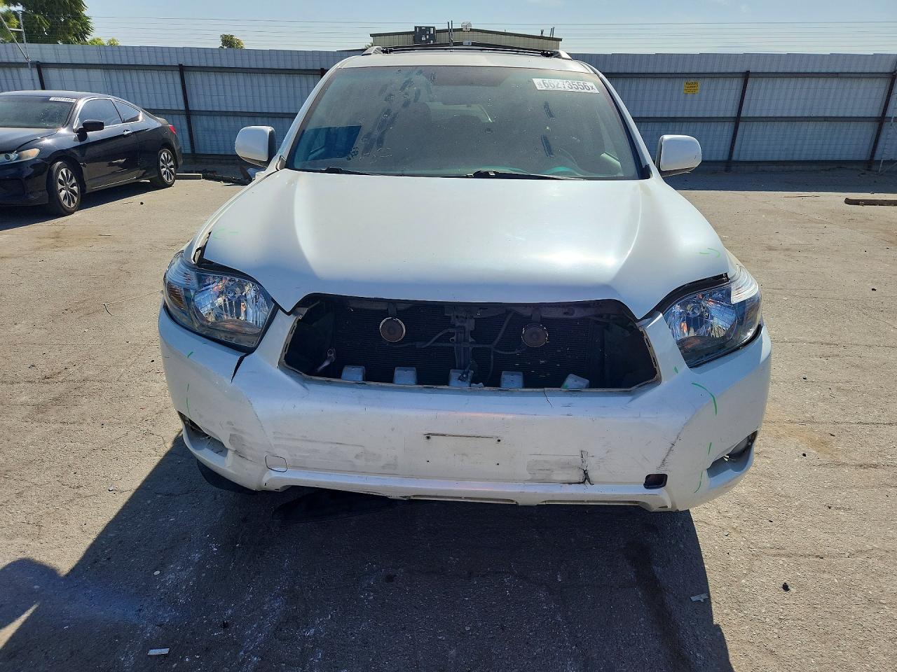 2010 Toyota Highlander Sport White vin: JTEXK3EH8A2094400
