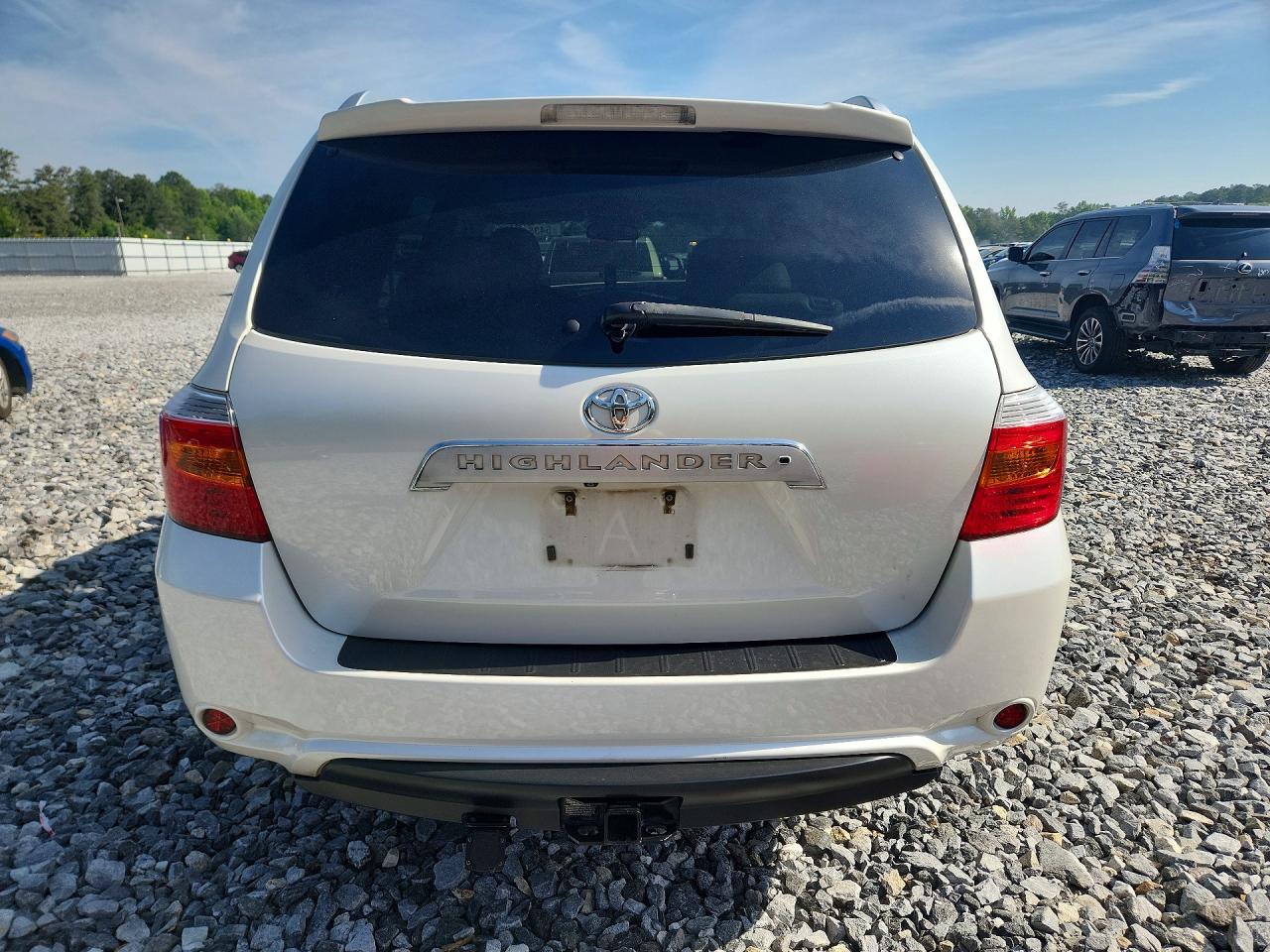 2010 Toyota Highlander Limited White vin: JTEYK3EH2A2096552