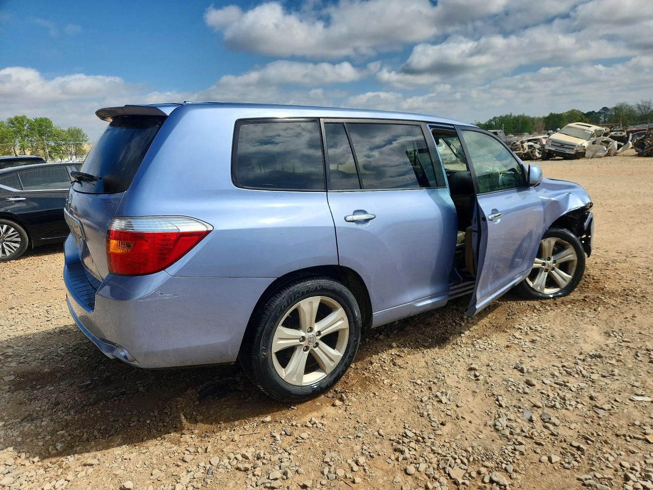 2010 Toyota Highlander Limited Blue vin: JTEYK3EH2A2104598