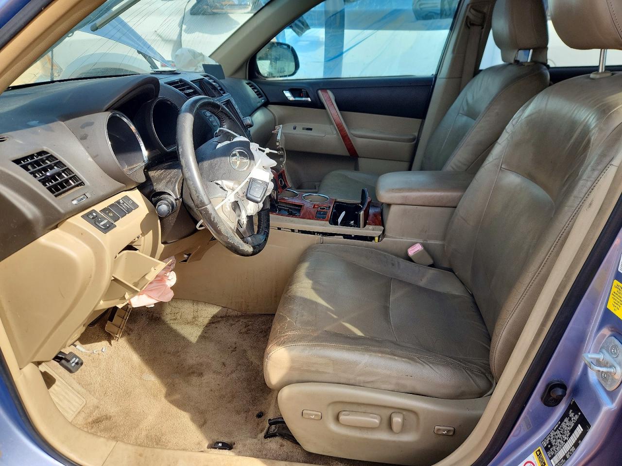 2010 Toyota Highlander Limited Blue vin: JTEYK3EH2A2104598