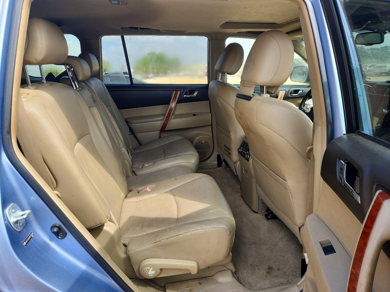 2010 Toyota Highlander Limited Blue vin: JTEYK3EH2A2104598