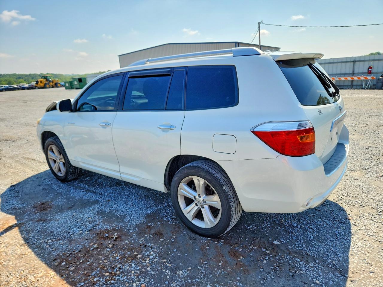2010 Toyota Highlander White vin: JTEYK3EH9A2101889