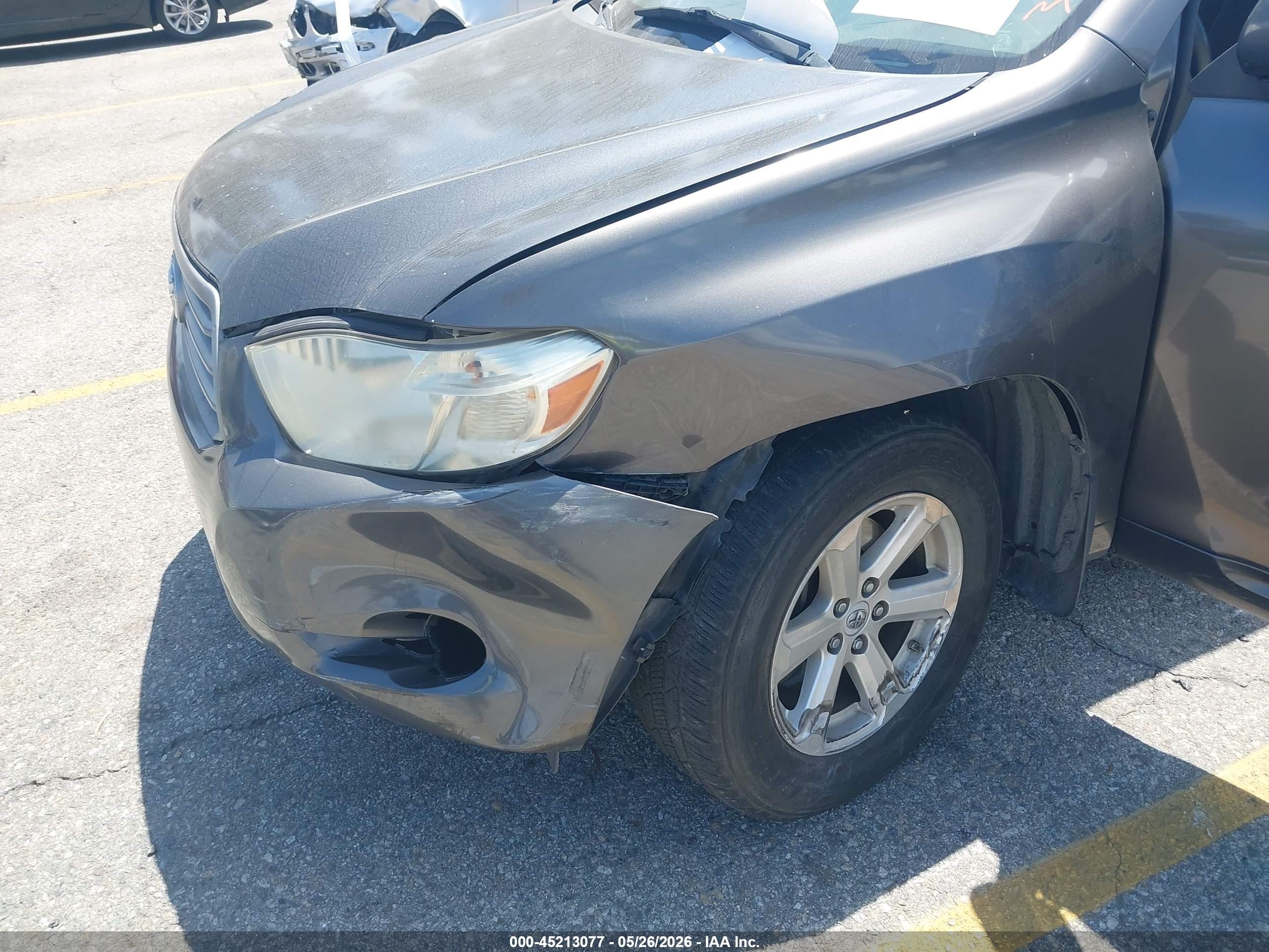 2010 Toyota Highlander   Gray vin: JTEZA3EHXA2012016
