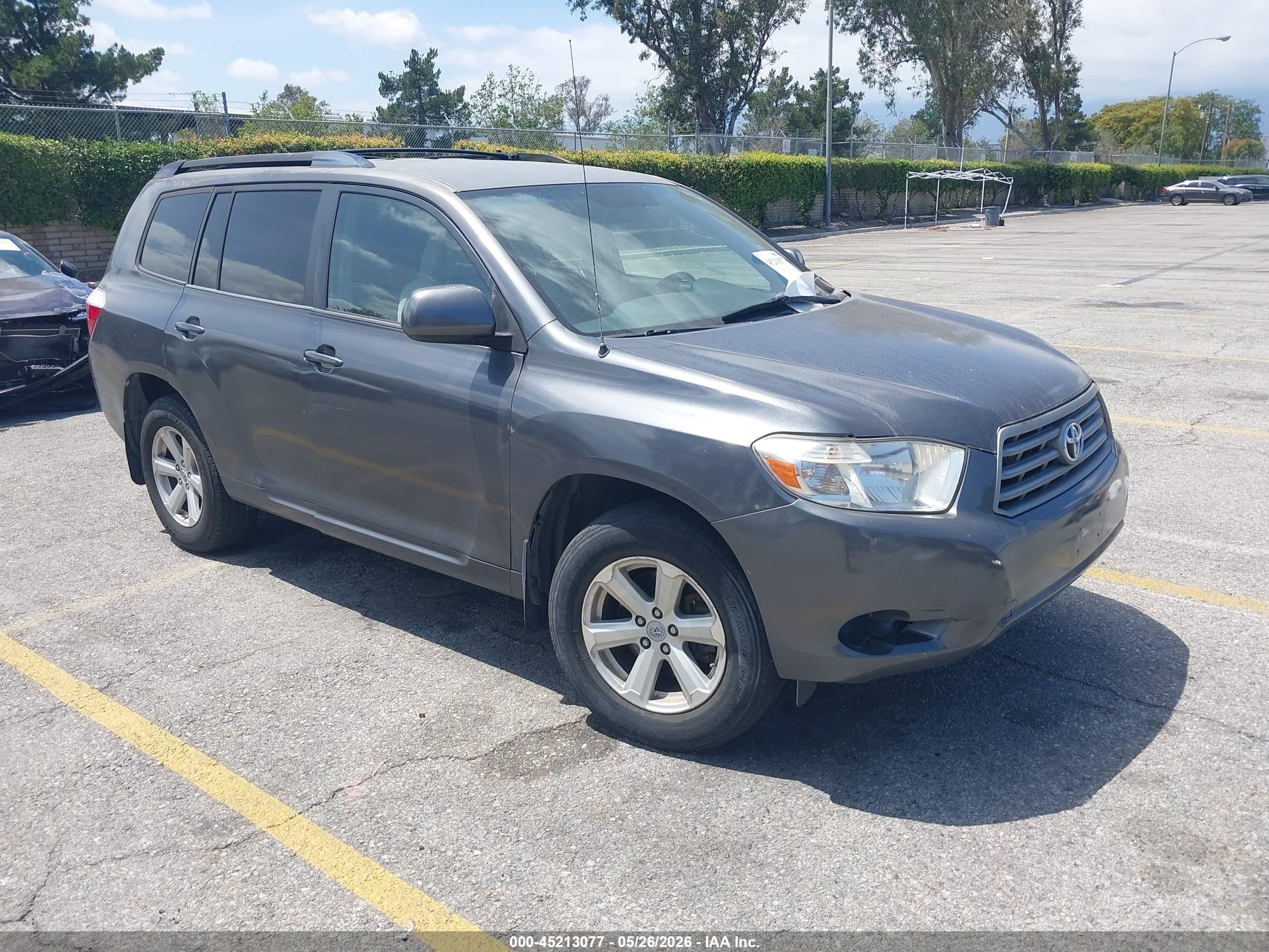2010 Toyota Highlander   Gray vin: JTEZA3EHXA2012016