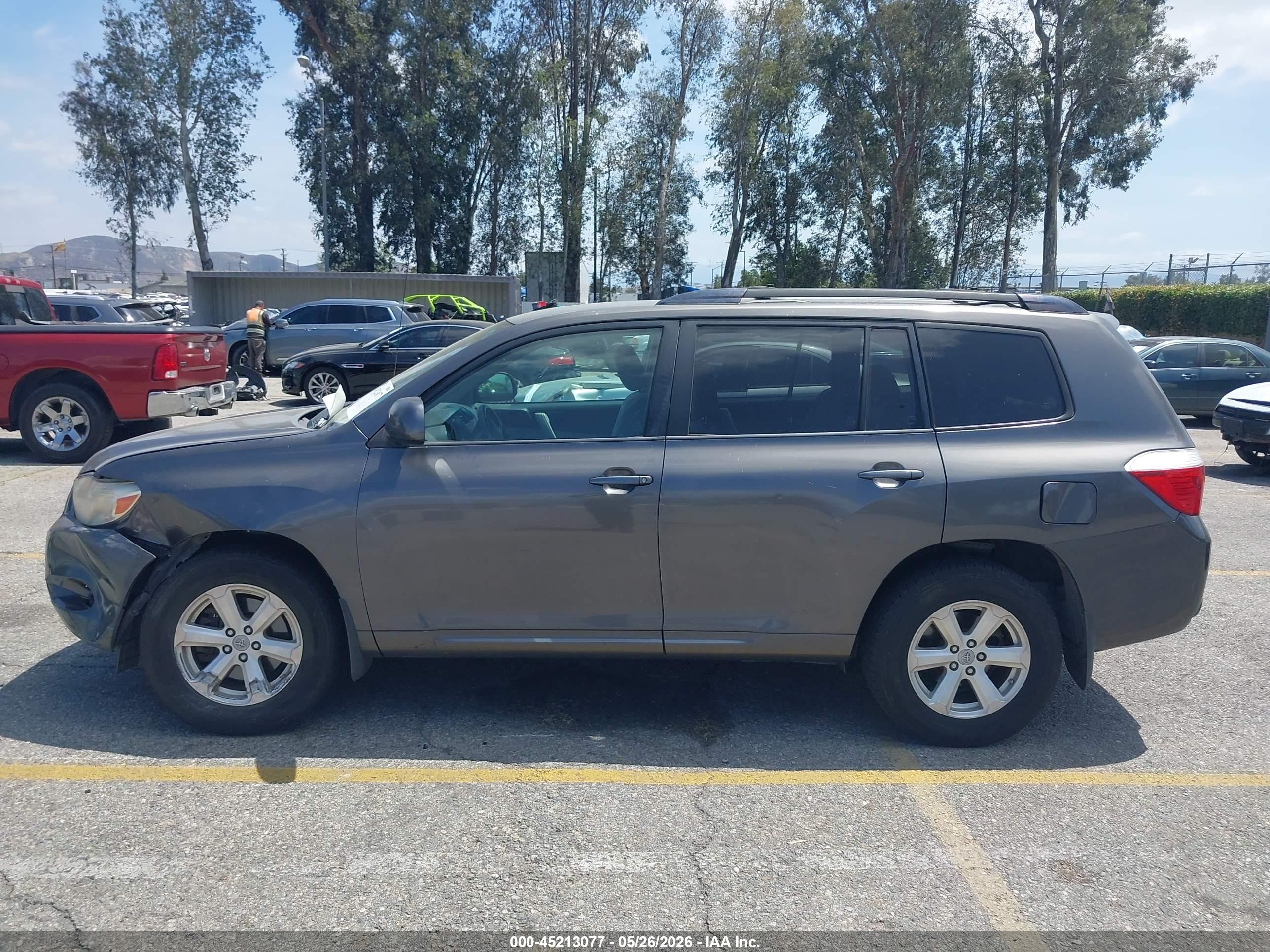 2010 Toyota Highlander   Gray vin: JTEZA3EHXA2012016