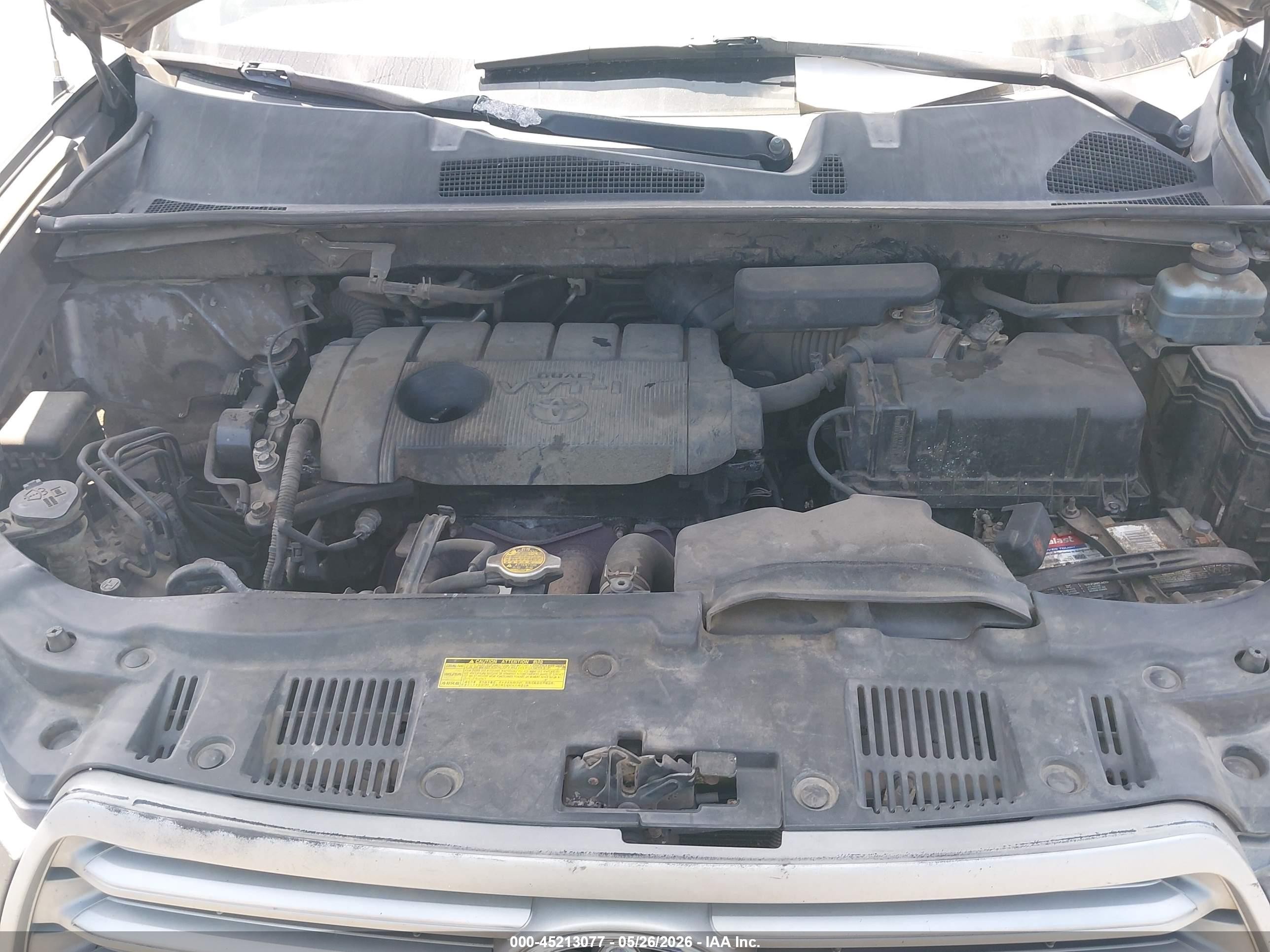 2010 Toyota Highlander   Gray vin: JTEZA3EHXA2012016