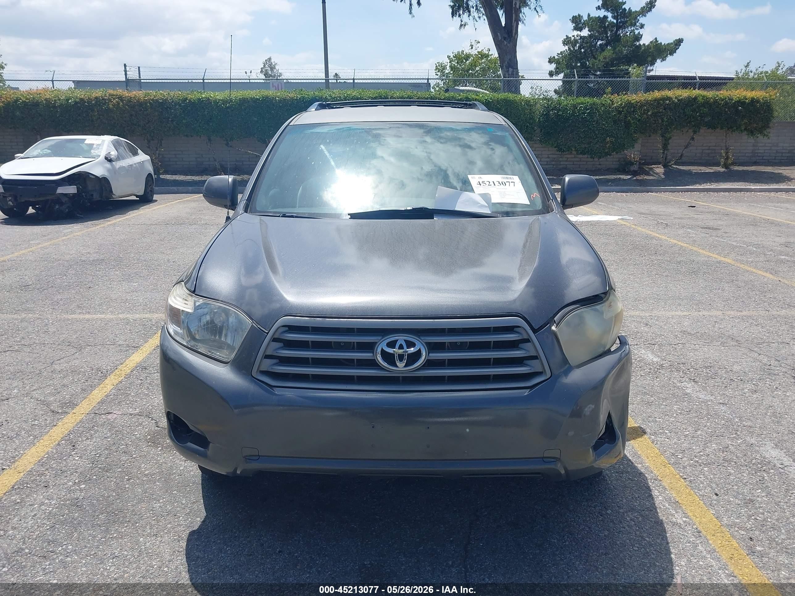 2010 Toyota Highlander   Gray vin: JTEZA3EHXA2012016