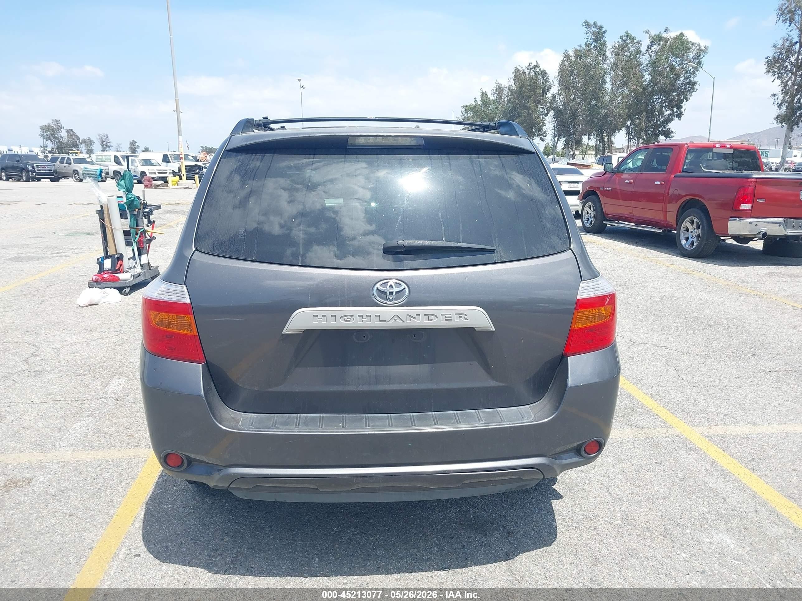 2010 Toyota Highlander   Gray vin: JTEZA3EHXA2012016