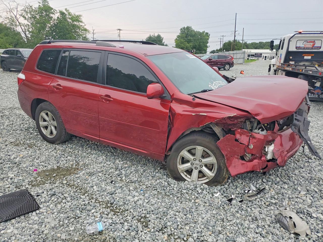 2010 Toyota Highlander Base Бордовый vin: JTEZK3EH1A2106458