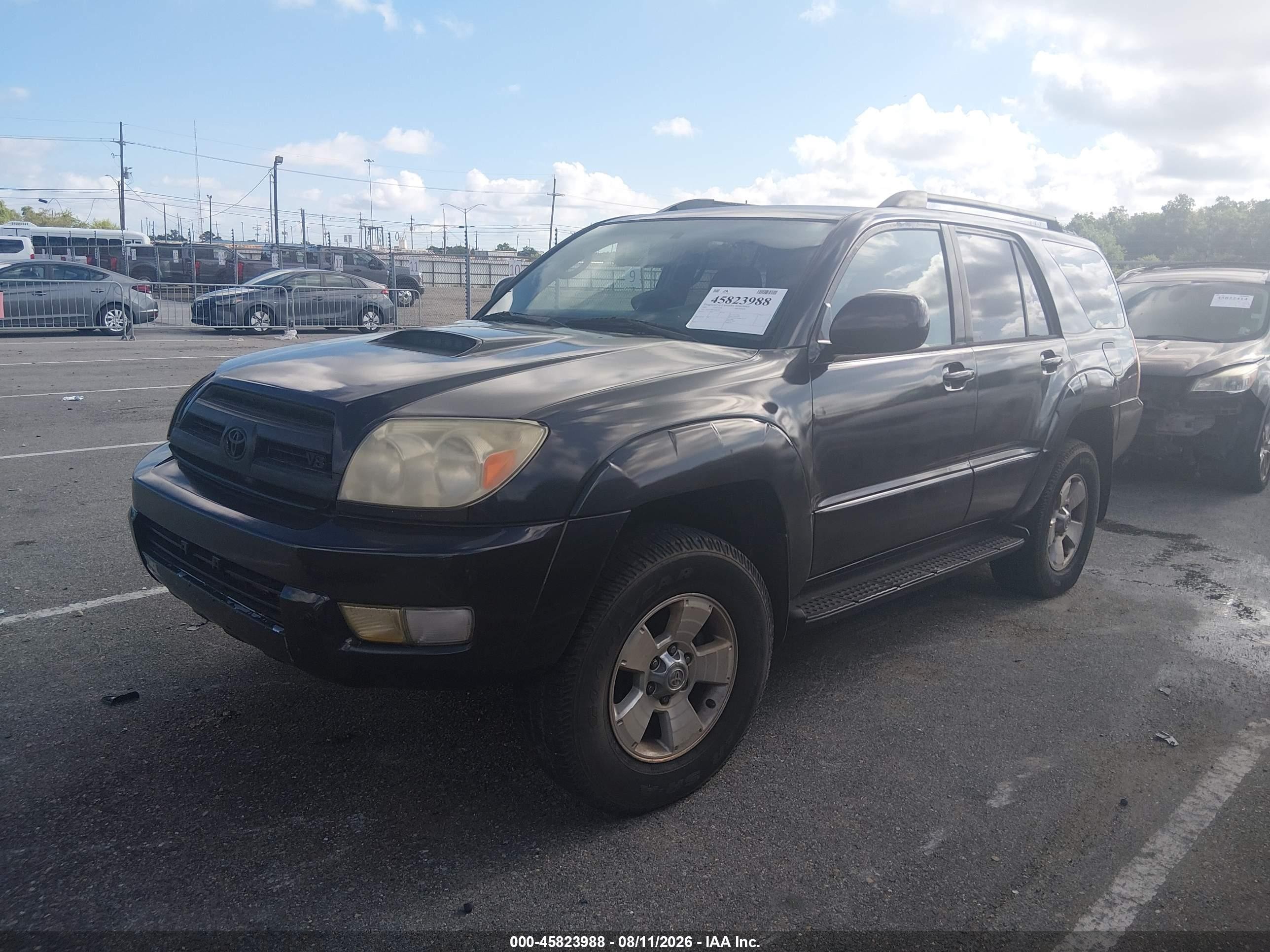 2003 Toyota 4runner Sr5 Sport V8 Black vin: JTEZT14R030006720