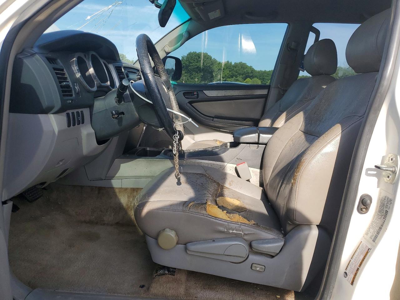 2005 Toyota 4runner Sr5 White vin: JTEZT14R050023844