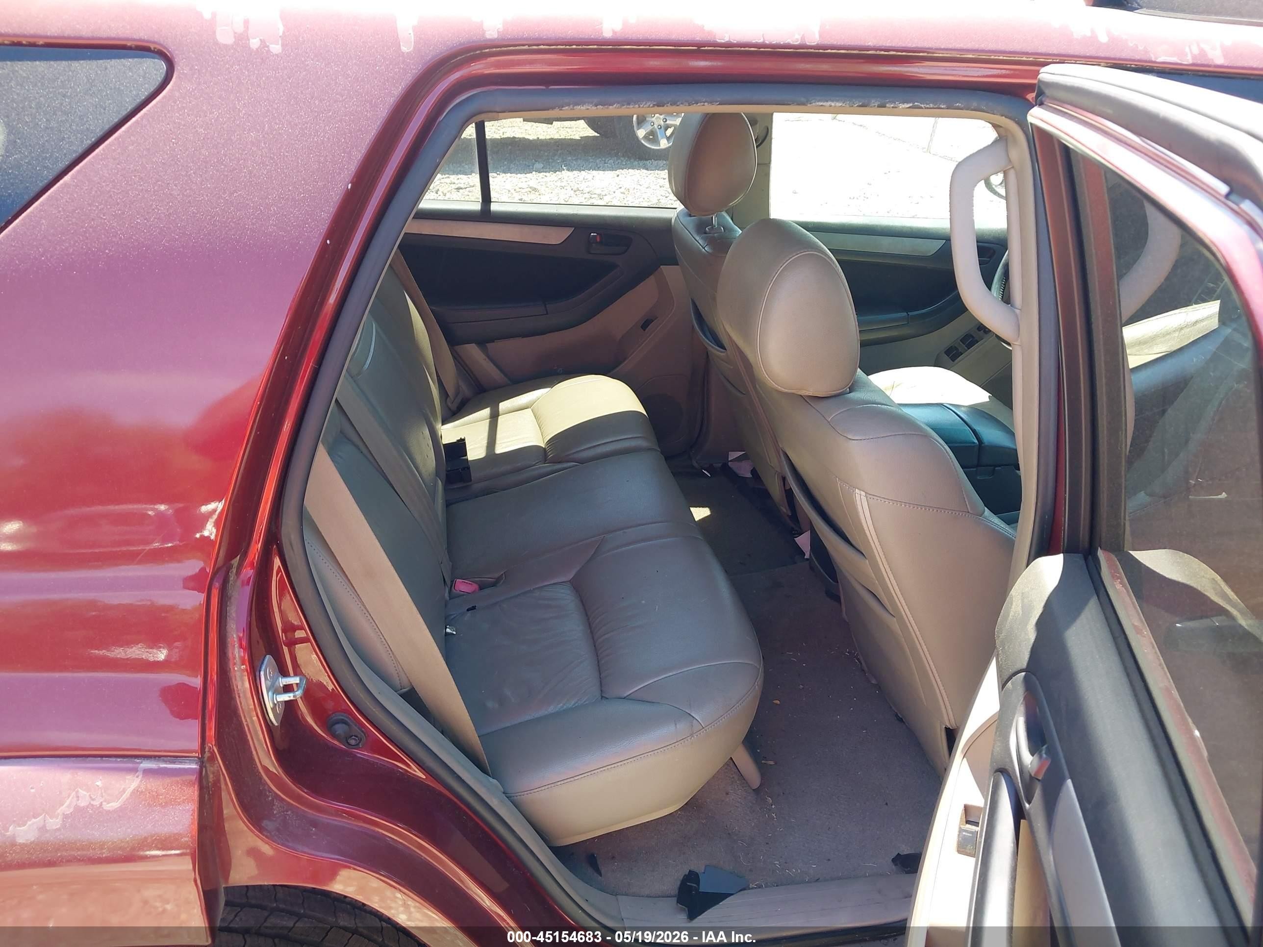 2006 Toyota 4runner Sr5 V8 Red vin: JTEZT14R068010711