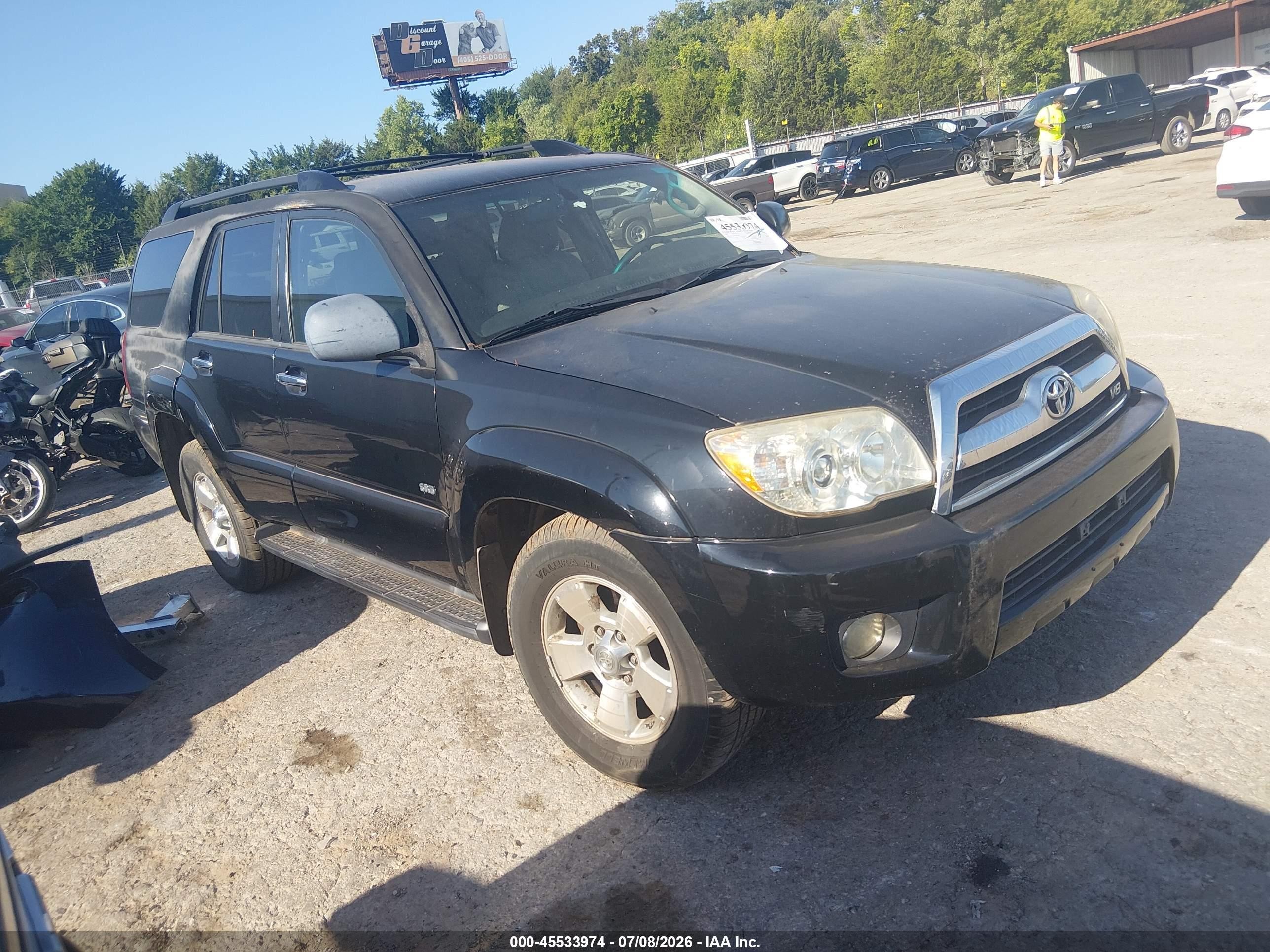 2007 Toyota 4runner Sr5 Черный vin: JTEZT14R270028093