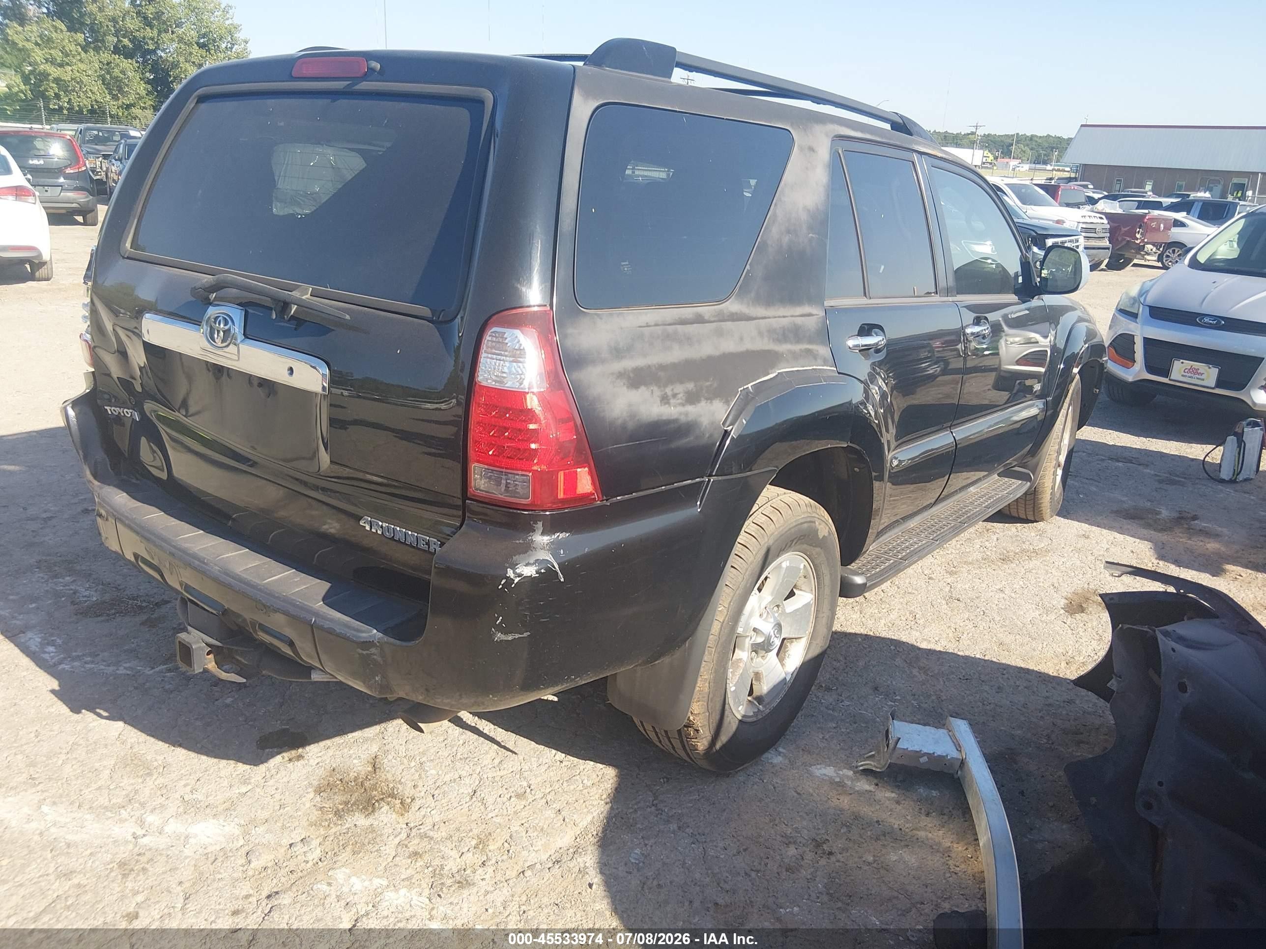 2007 Toyota 4runner Sr5 Черный vin: JTEZT14R270028093