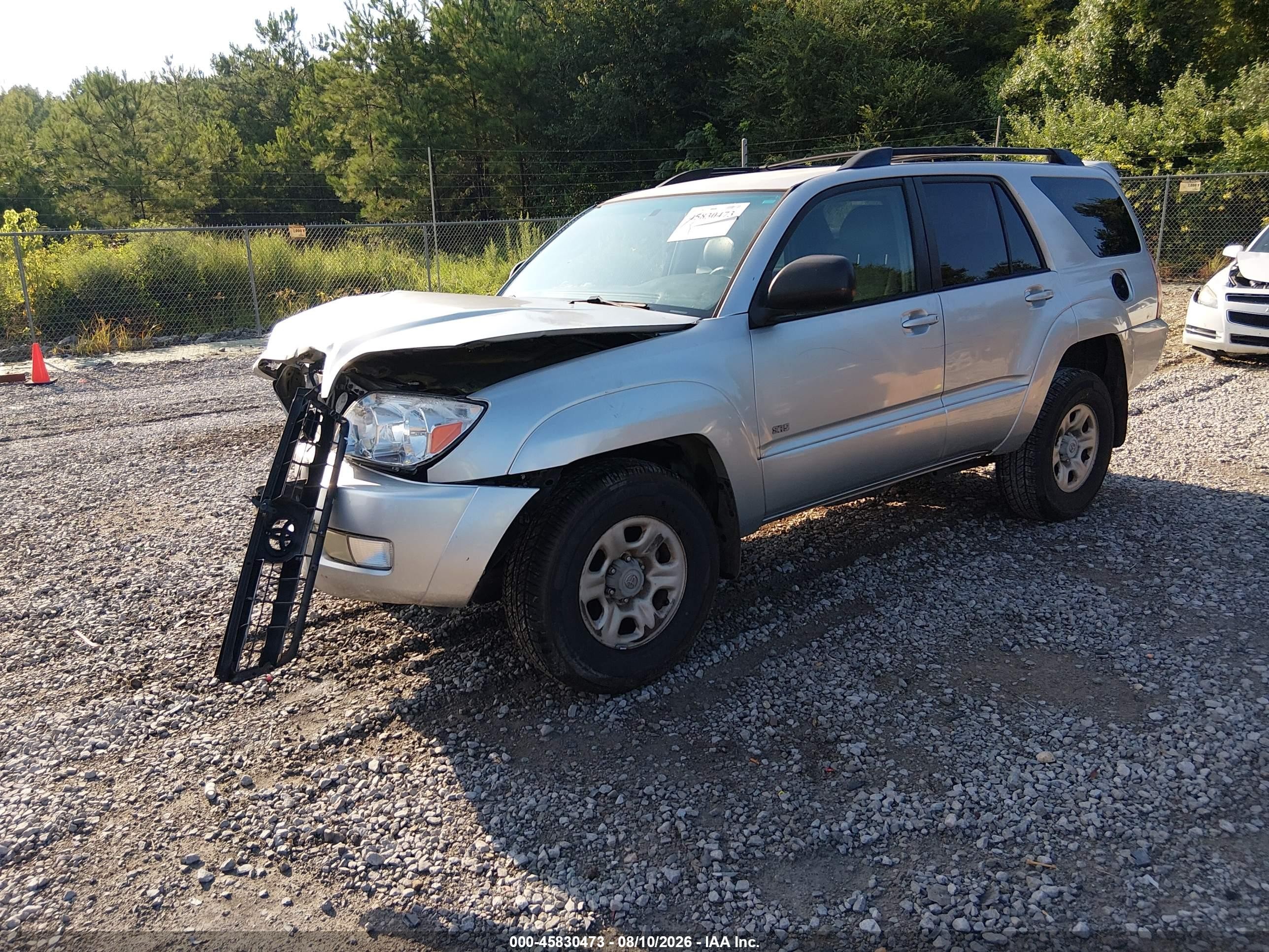 2003 Toyota 4runner Sr5 V8 Серый vin: JTEZT14R438001571