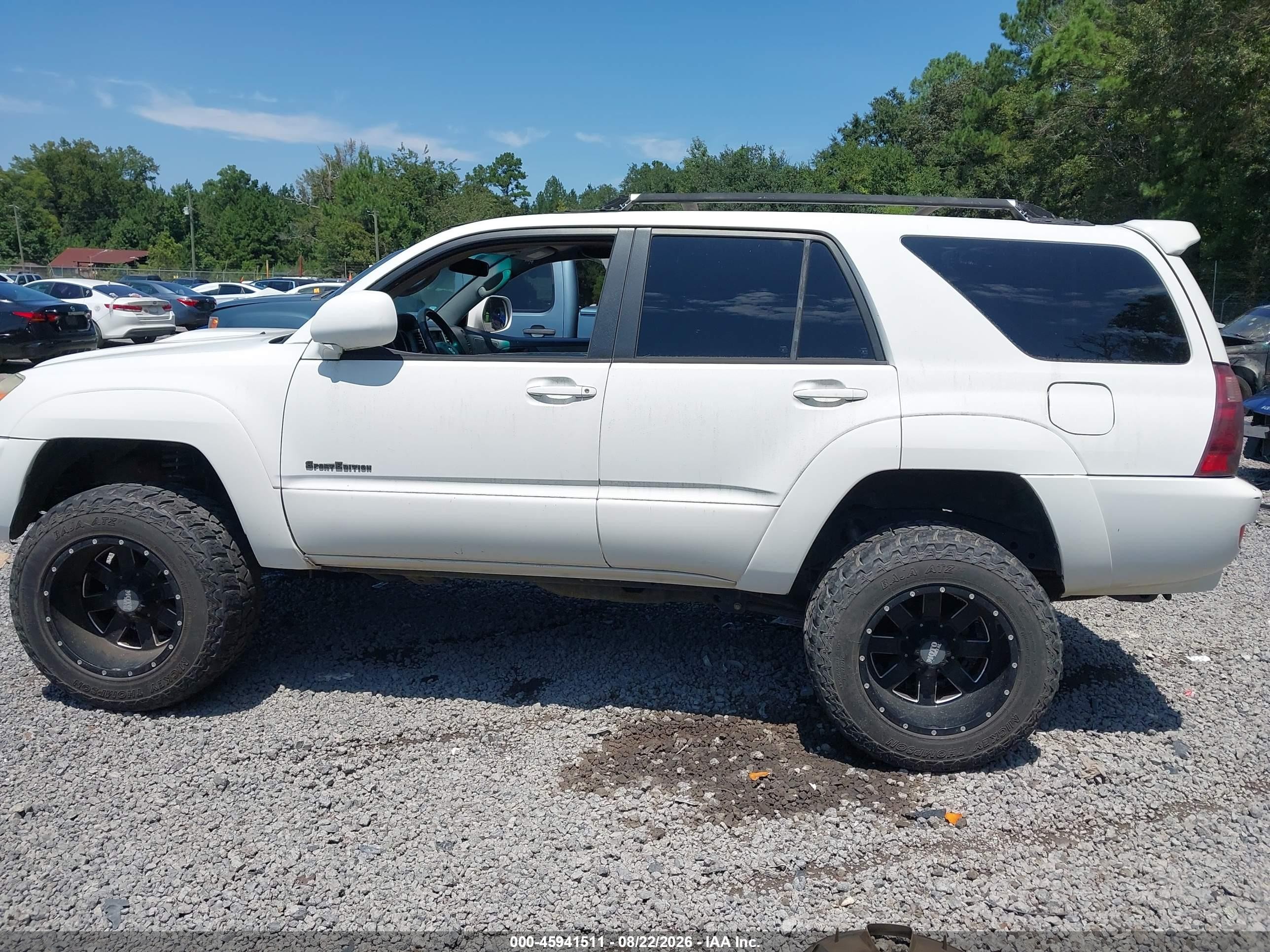 2005 Toyota 4runner Sr5 Sport V8 White vin: JTEZT14R450020283