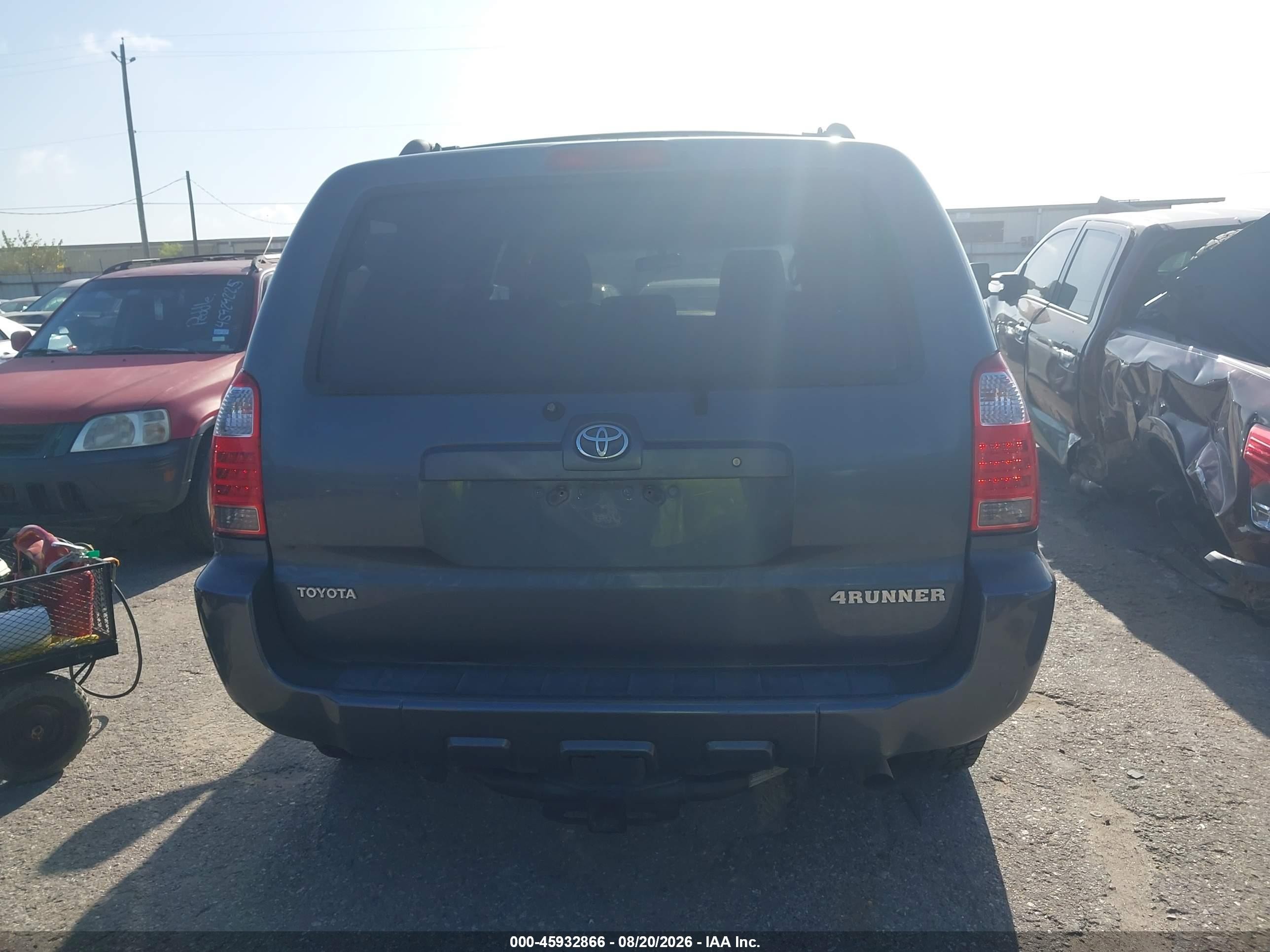 2007 Toyota 4runner Sr5 Sport Gray vin: JTEZT14R470029116