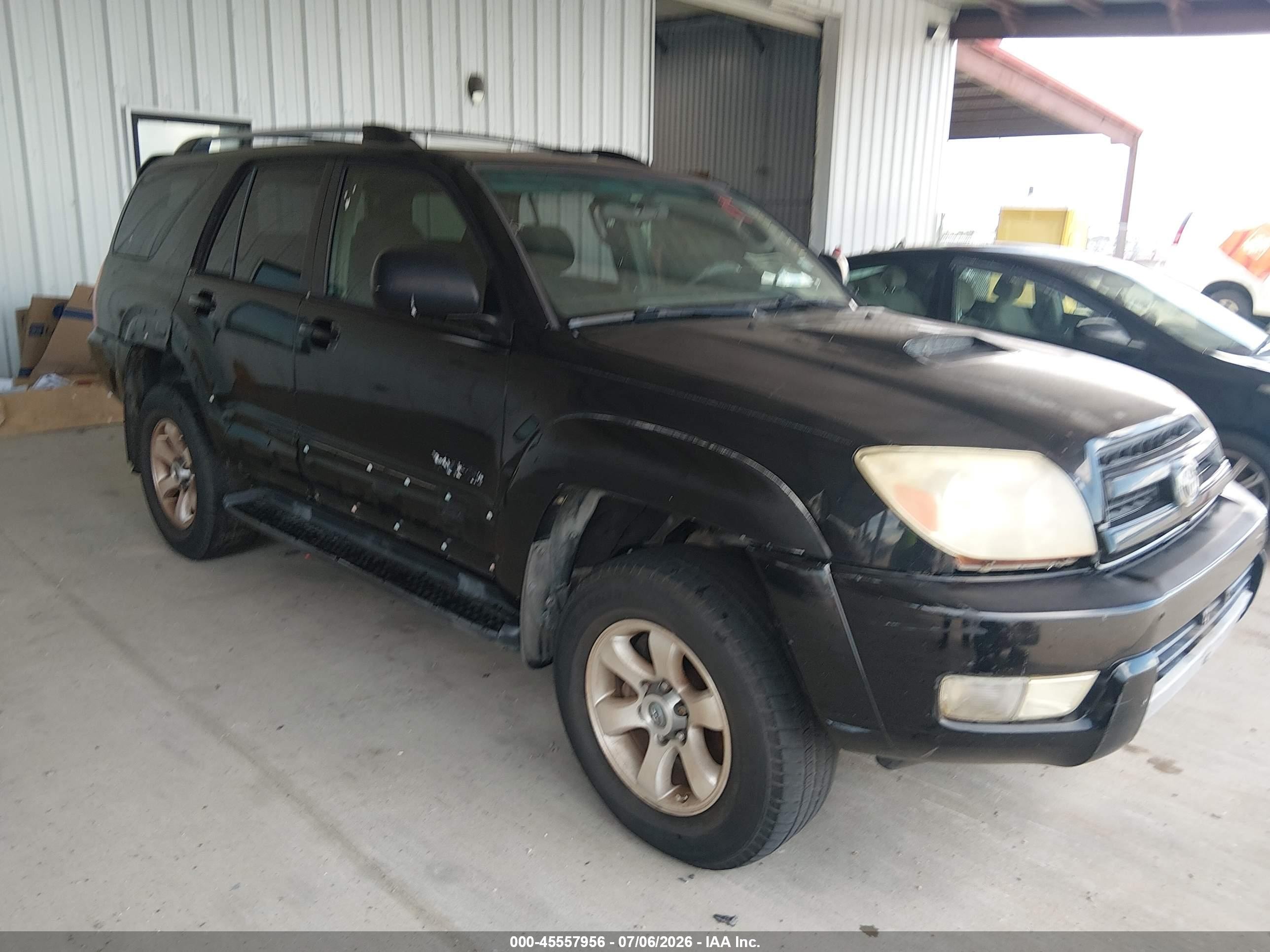 2004 Toyota 4runner Sr5 Sport V8 Black vin: JTEZT14R540014684