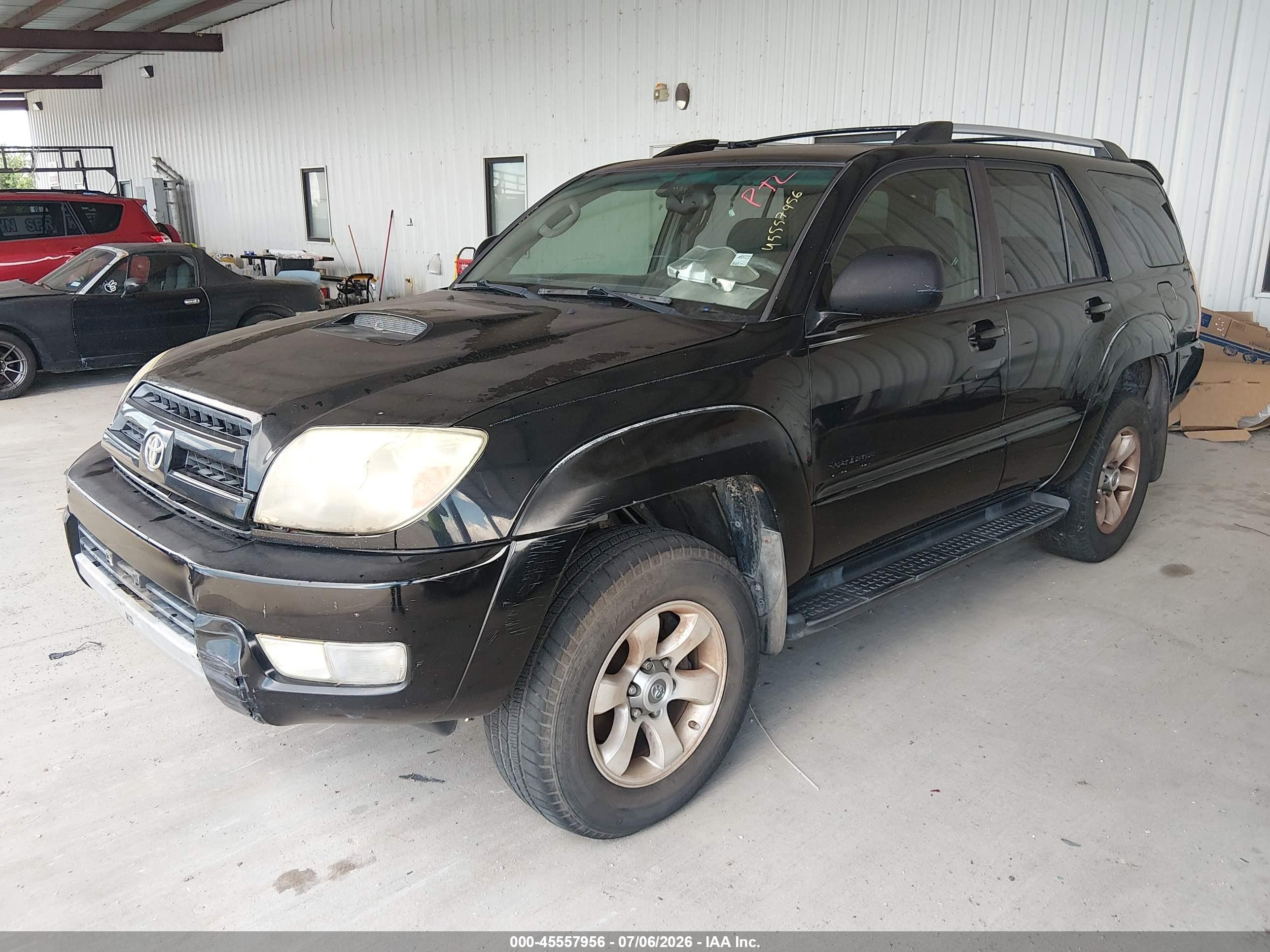 2004 Toyota 4runner Sr5 Sport V8 Black vin: JTEZT14R540014684
