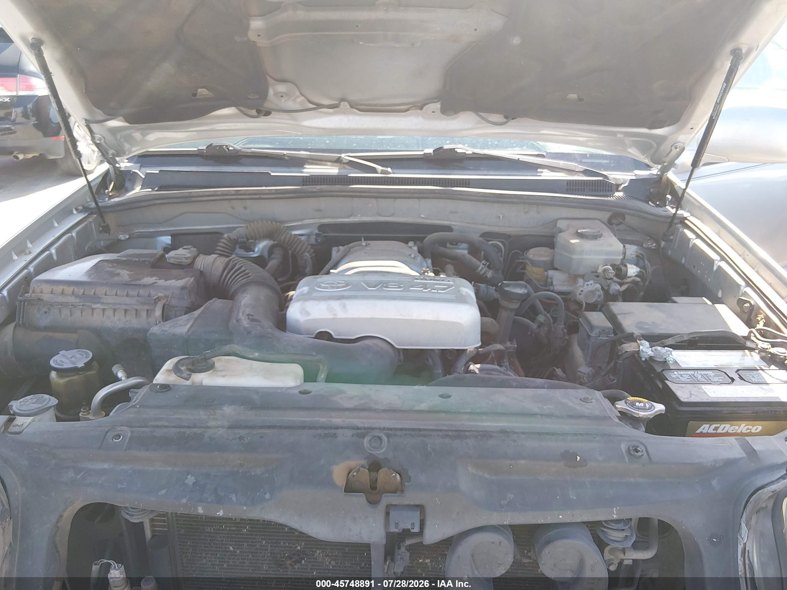 2004 Toyota 4runner Sr5 Sport V8 Серебряный vin: JTEZT14R540015477