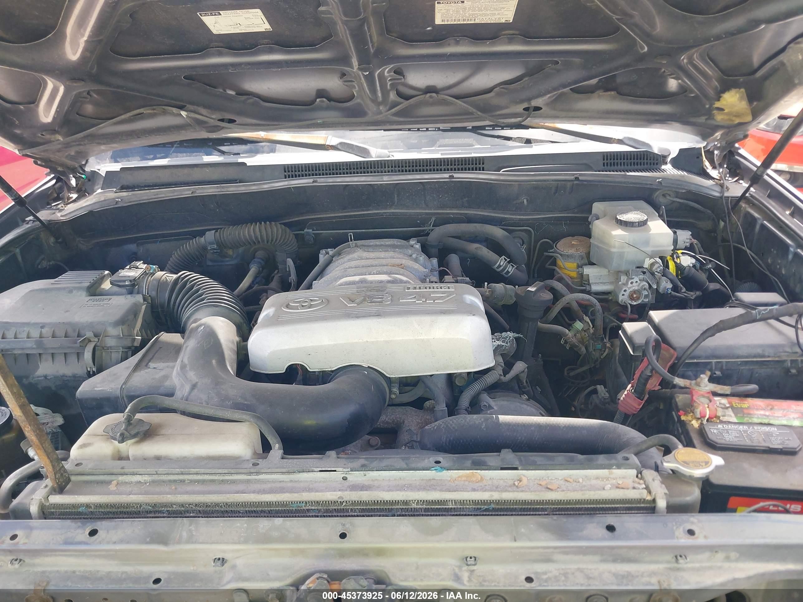 2003 Toyota 4runner Sr5 V8 Gray vin: JTEZT14R630007239