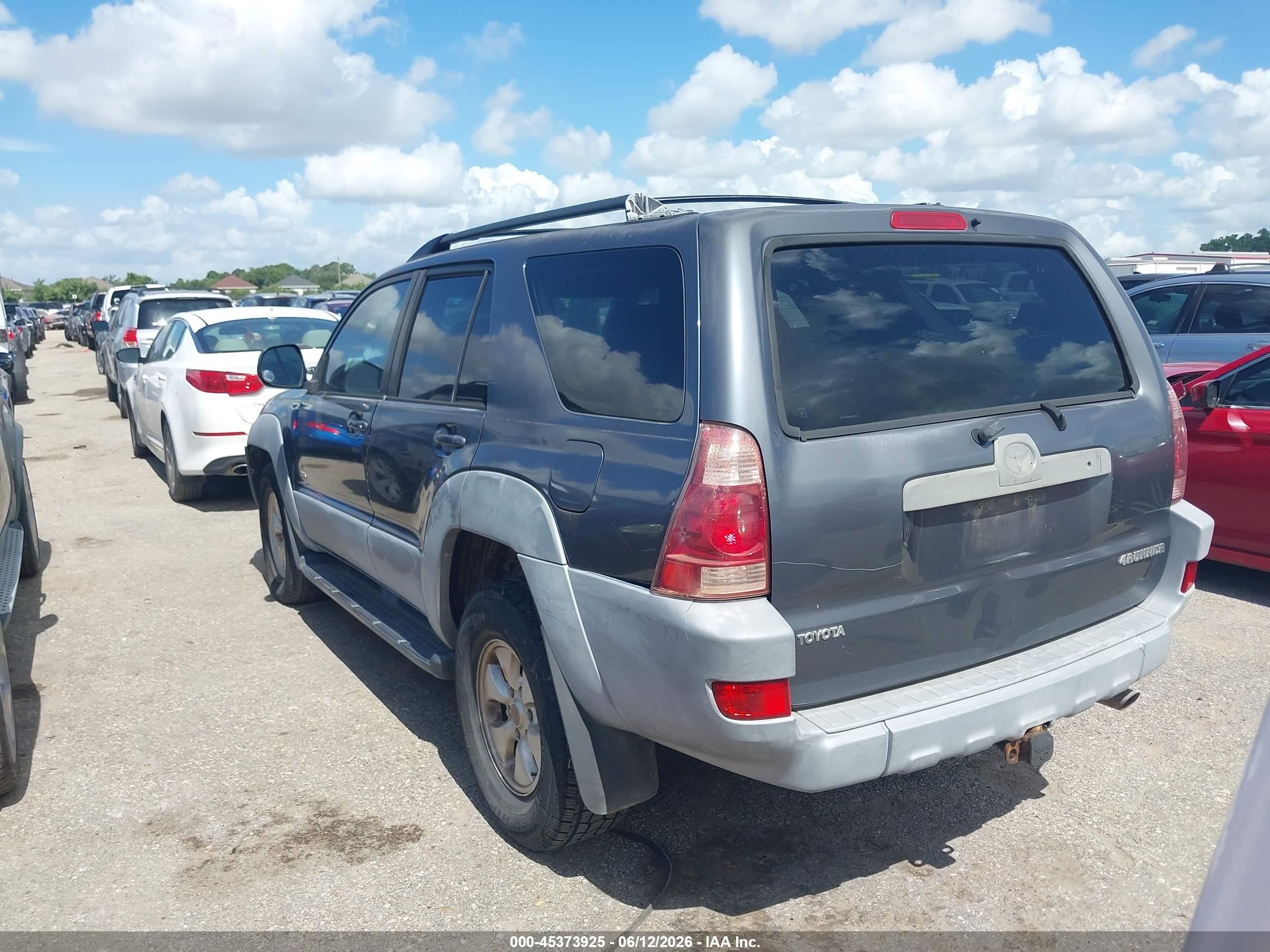 2003 Toyota 4runner Sr5 V8 Gray vin: JTEZT14R630007239