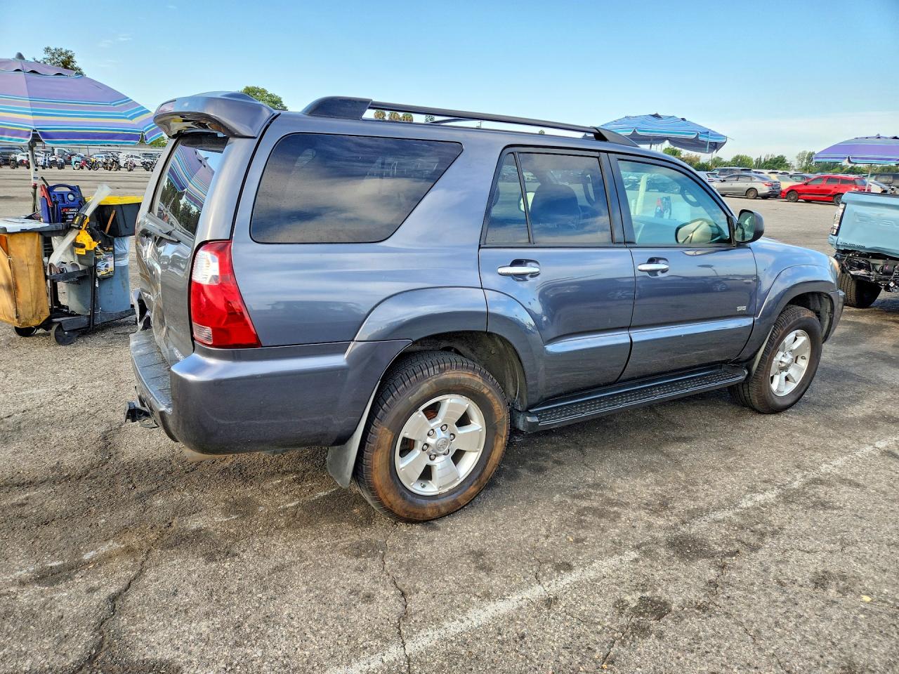 2008 Toyota 4runner Sr5 Gray vin: JTEZT14R68K001100