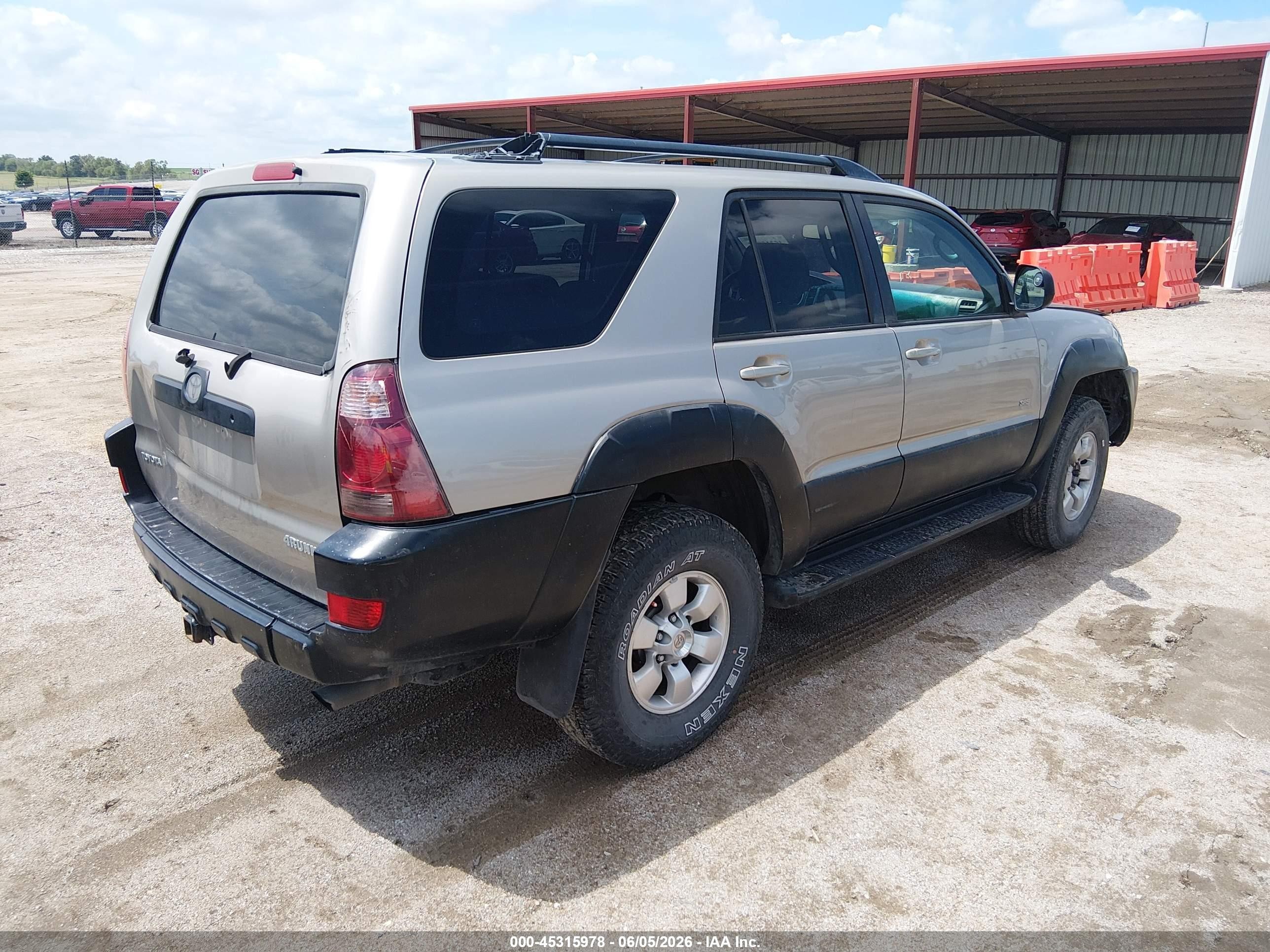 2003 Toyota 4runner Sr5 V8 Beige vin: JTEZT14R830006352