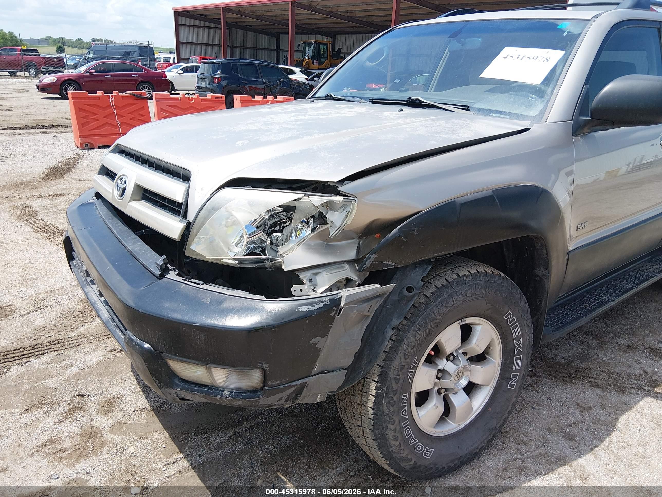 2003 Toyota 4runner Sr5 V8 Beige vin: JTEZT14R830006352