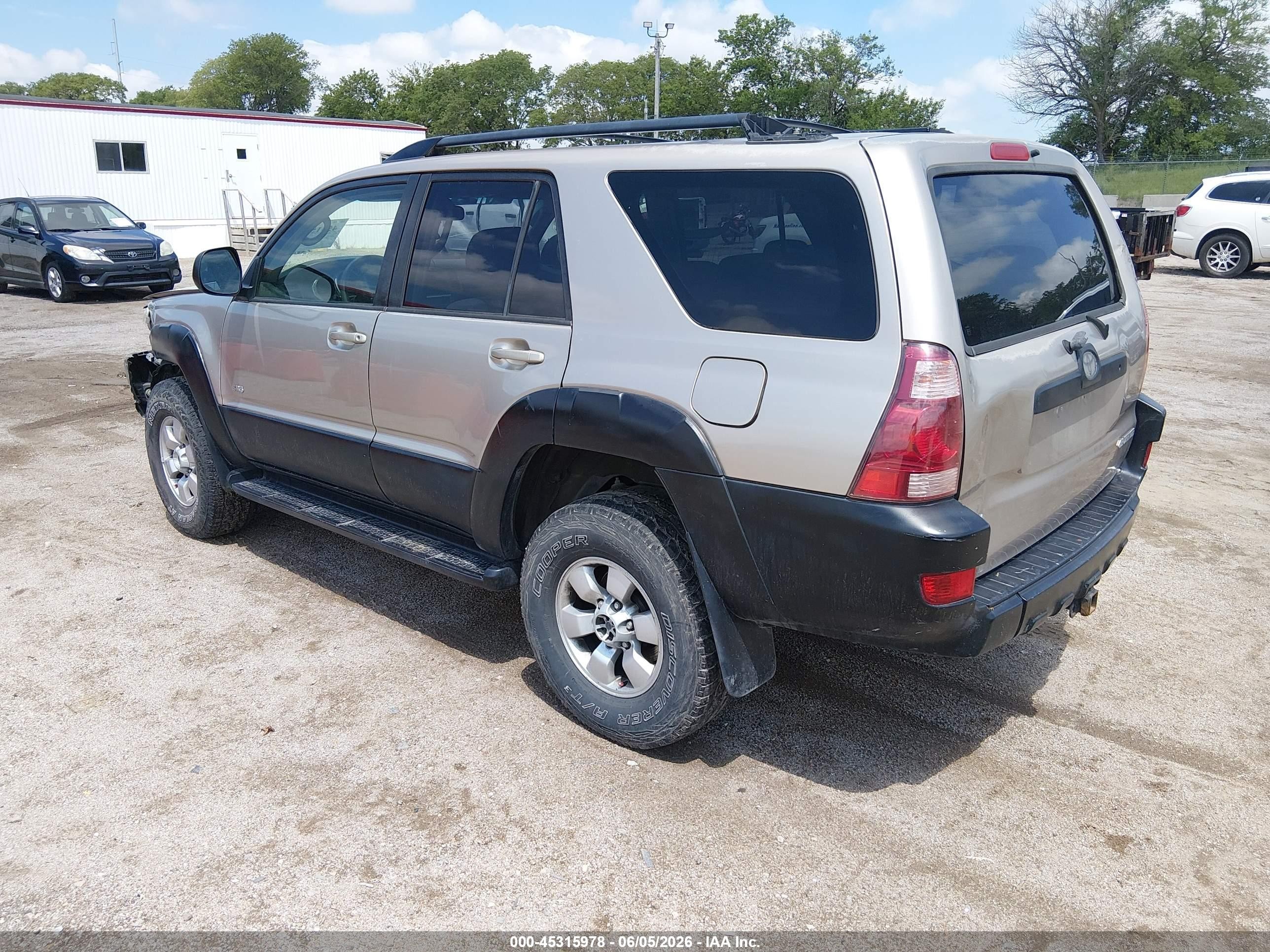 2003 Toyota 4runner Sr5 V8 Beige vin: JTEZT14R830006352