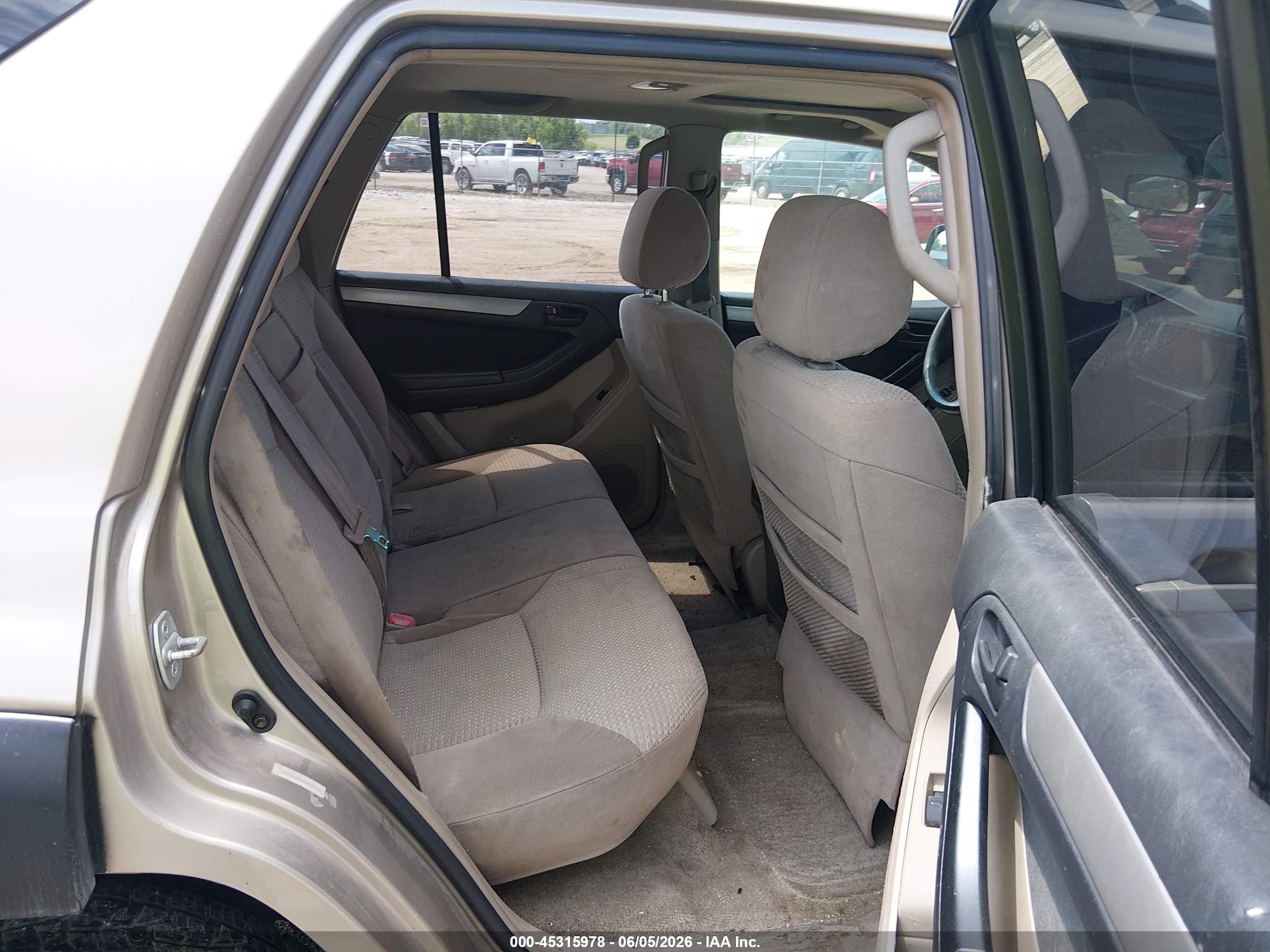 2003 Toyota 4runner Sr5 V8 Beige vin: JTEZT14R830006352