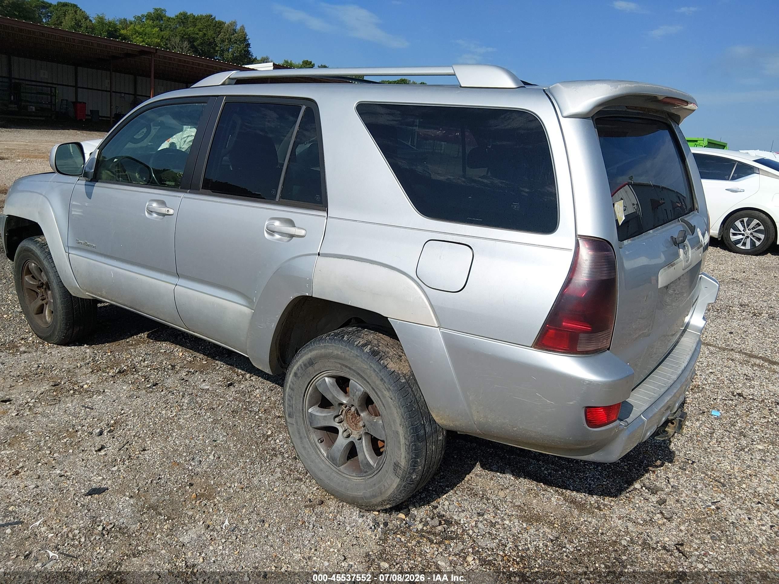 2004 Toyota 4runner Sr5 Sport V8 Silver vin: JTEZT14R948003902