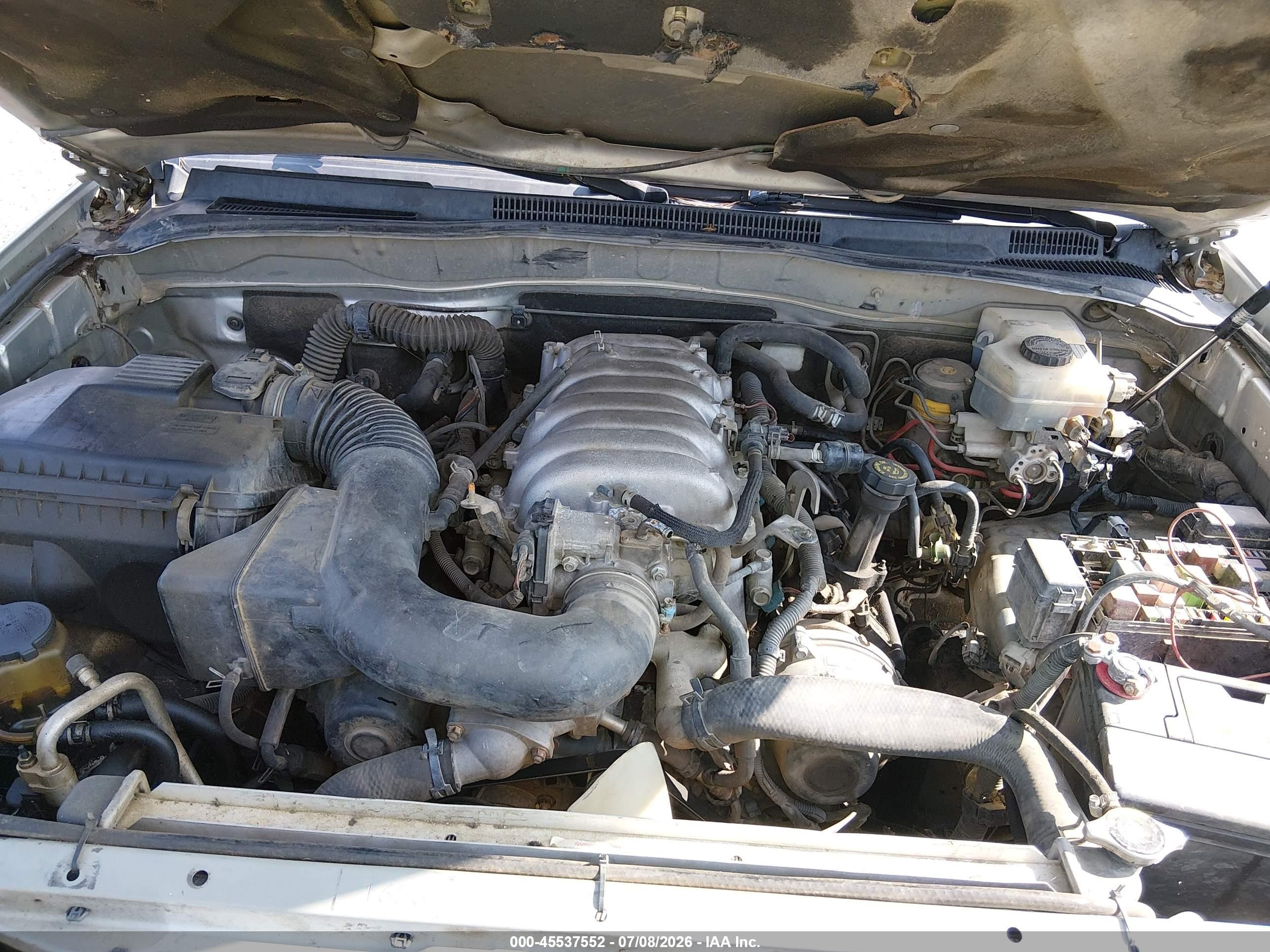 2004 Toyota 4runner Sr5 Sport V8 Silver vin: JTEZT14R948003902