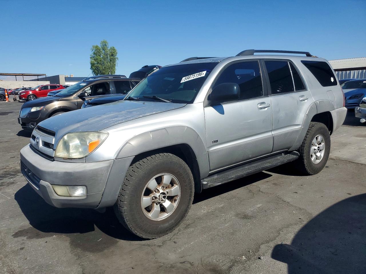 2003 Toyota 4runner Sr5 Silver vin: JTEZT14RX30004053