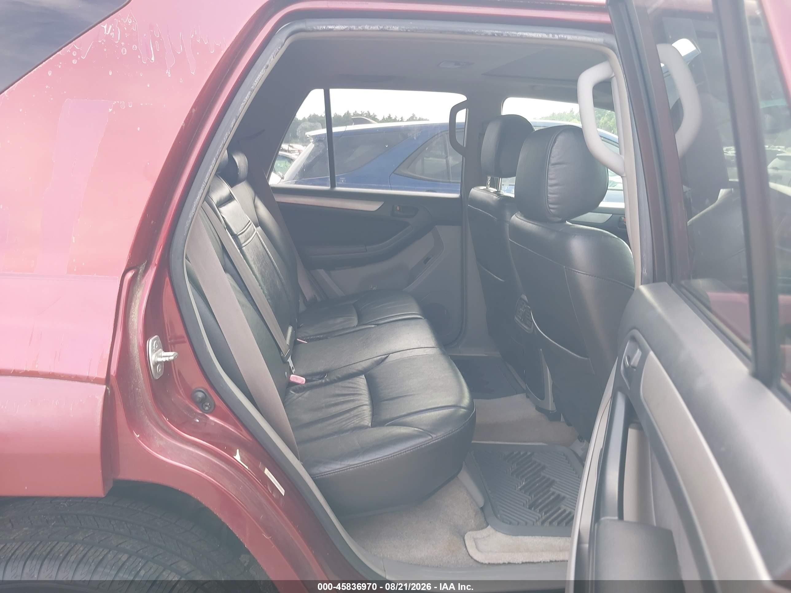 2005 Toyota 4runner Sr5 Sport V8 Red vin: JTEZT14RX58007698