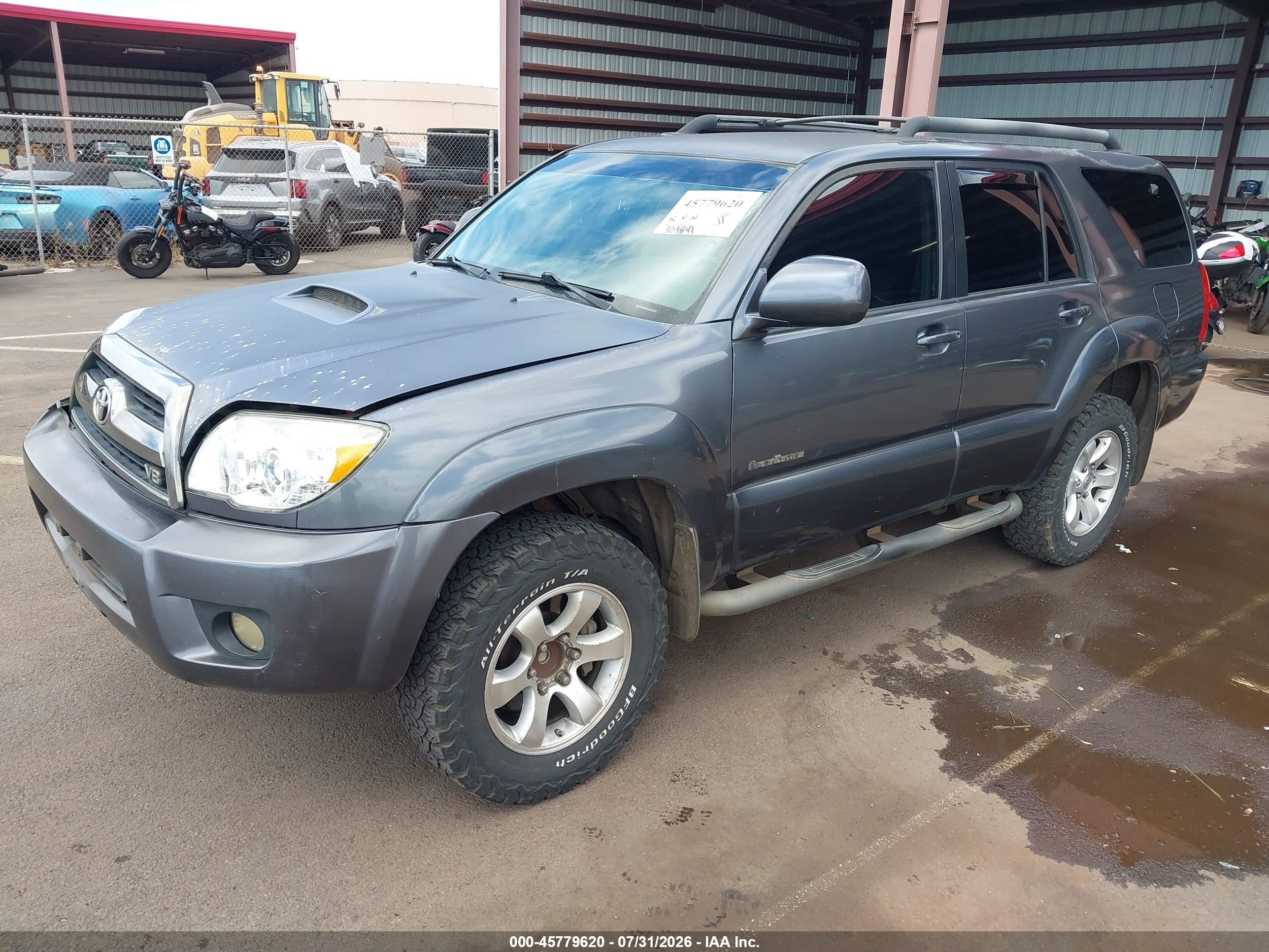2007 Toyota 4runner Sr5/sr5 Sport Gray vin: JTEZT14RX78011818