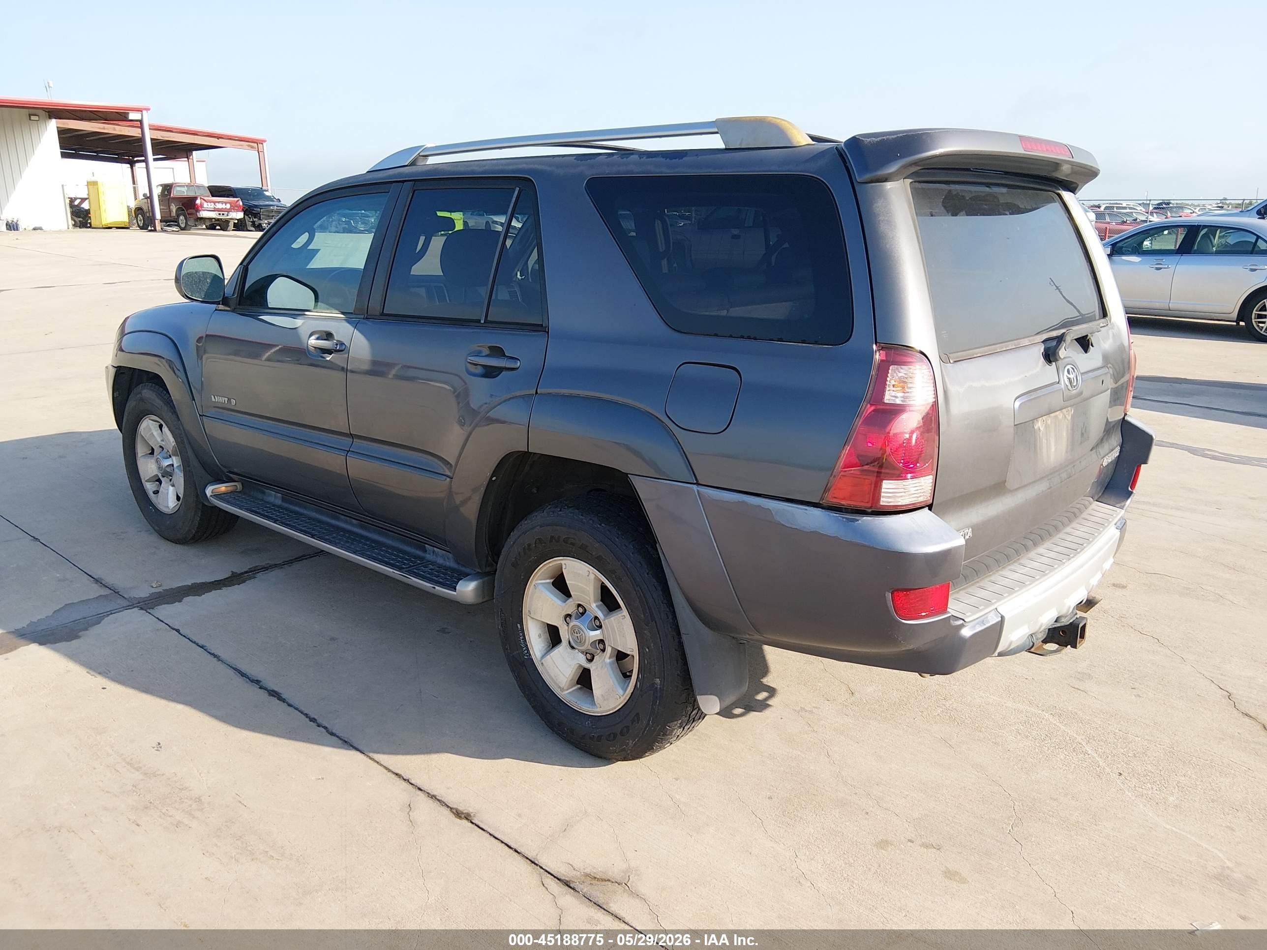 2004 Toyota 4runner Limited V8 Серый vin: JTEZT17R040018525