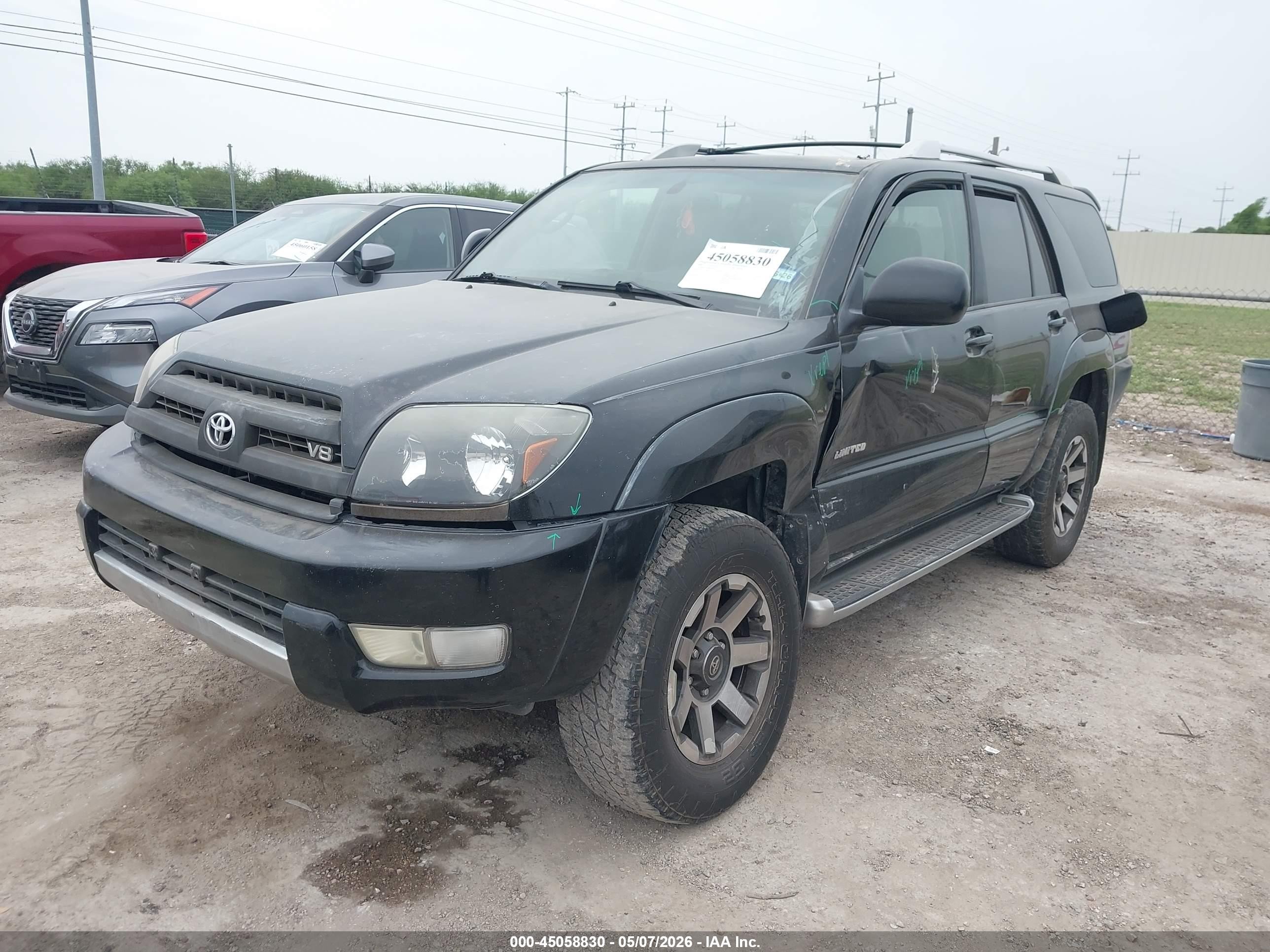 2004 Toyota 4runner Limited V8 Черный vin: JTEZT17R048004772