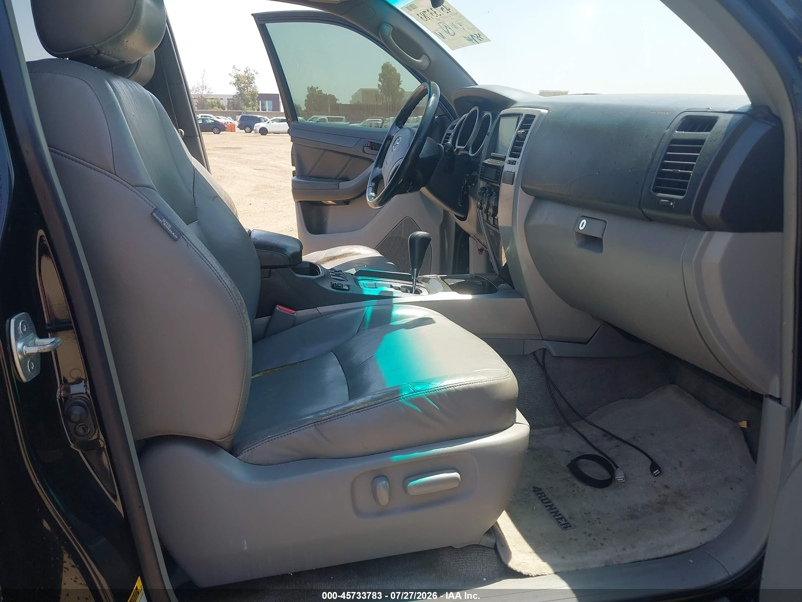2005 Toyota 4runner Limited V8 Black vin: JTEZT17R150021869