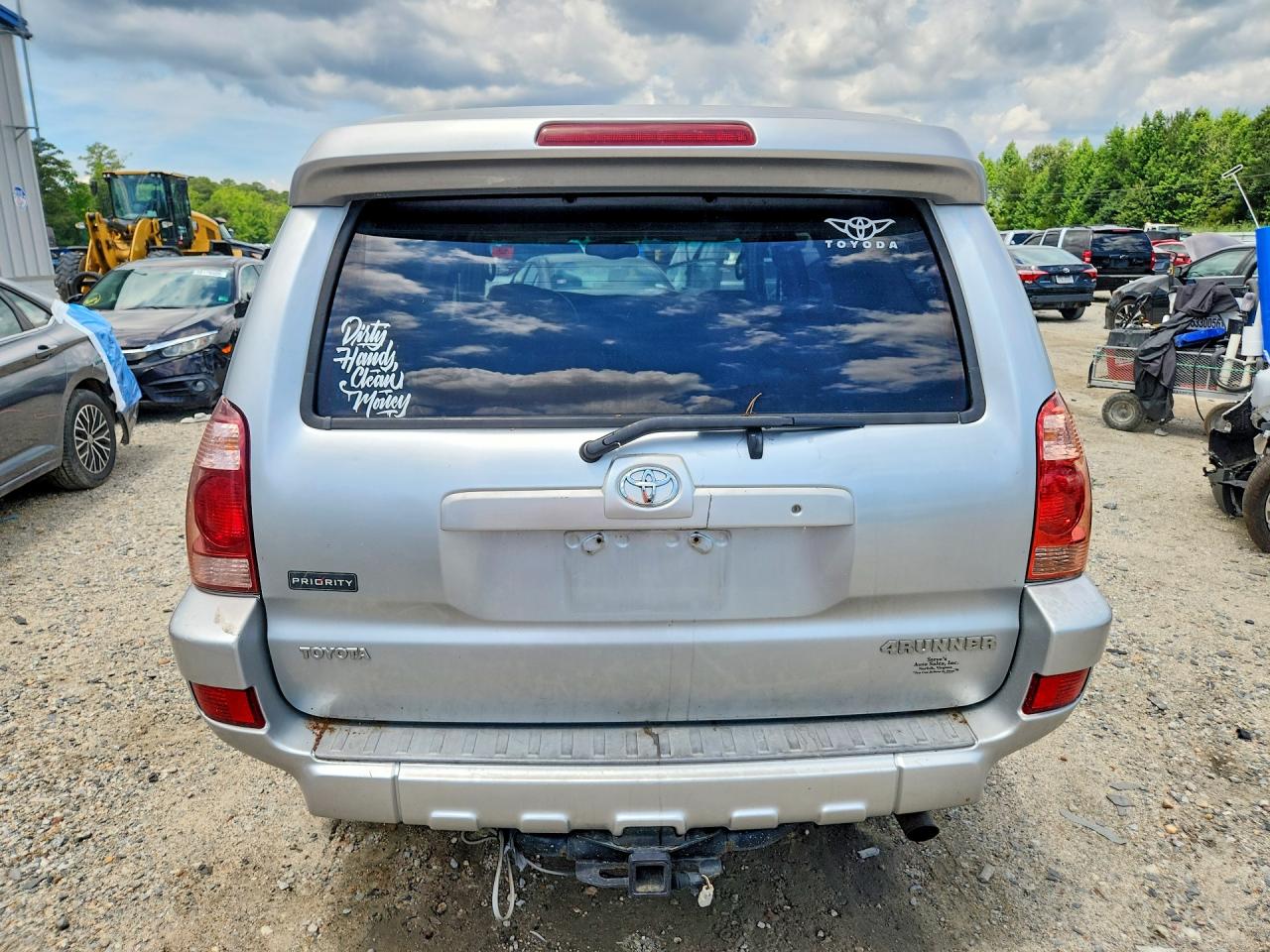 2005 Toyota 4runner Limited Silver vin: JTEZT17R158005589