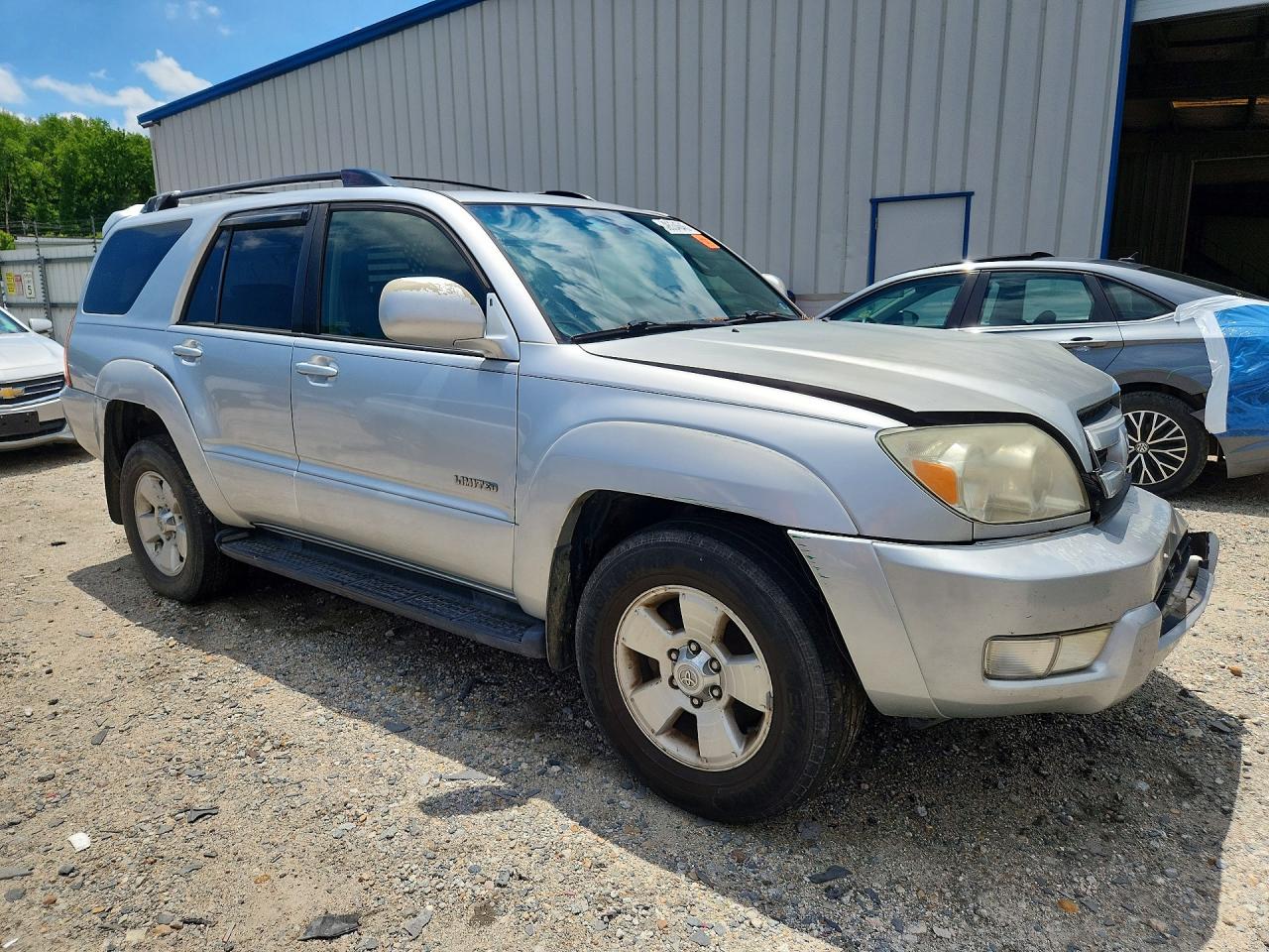 2005 Toyota 4runner Limited Silver vin: JTEZT17R158005589