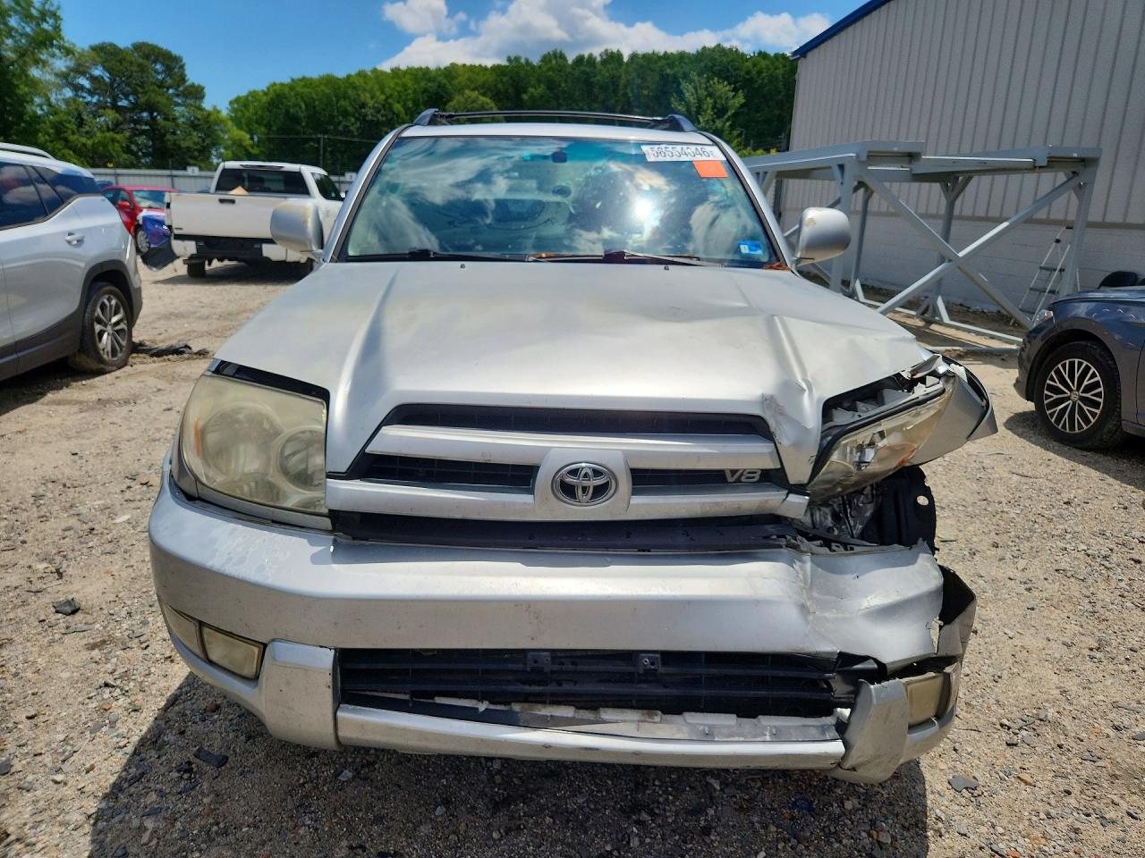 2005 Toyota 4runner Limited Silver vin: JTEZT17R158005589